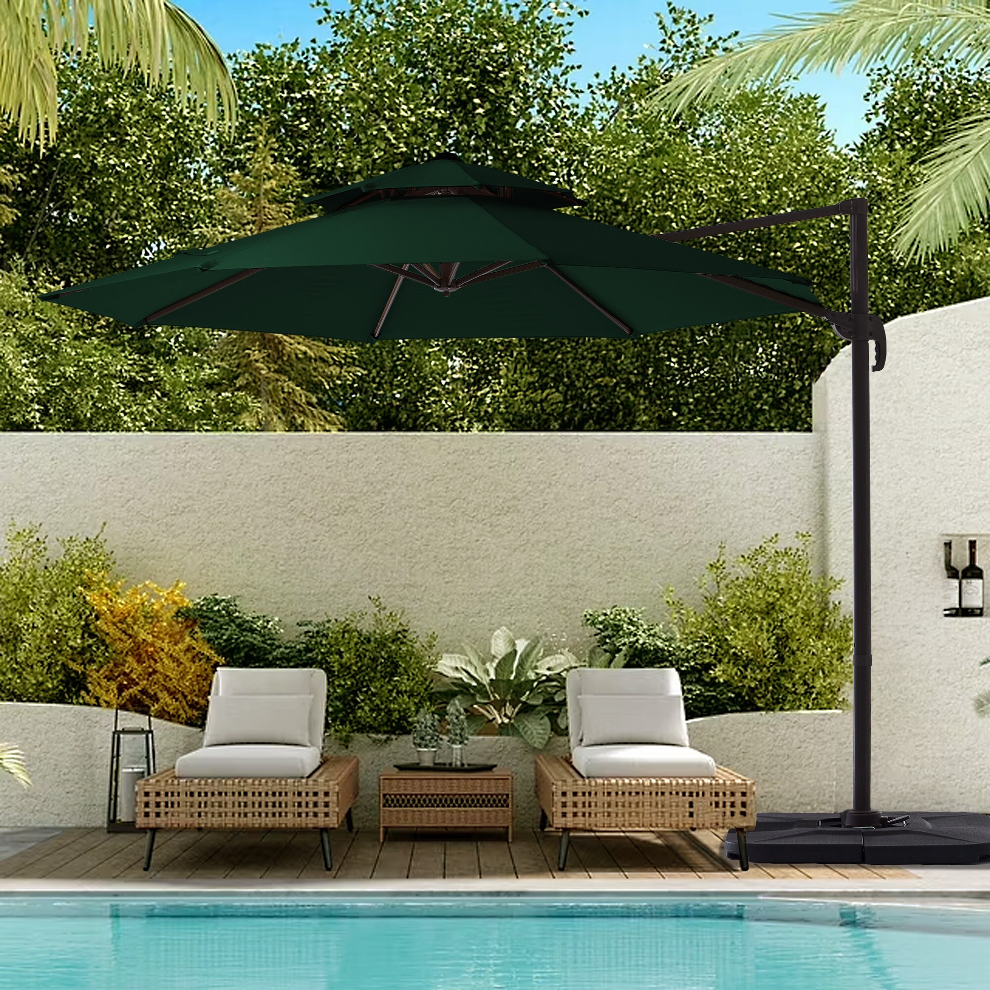 VOUA LWS-10X10-LK-WT+BASE Umbrellas-2 - View #12