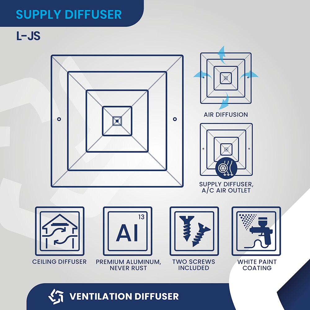 ACLaminaire L-JSF-4OB 8X8 diffusers - View #6