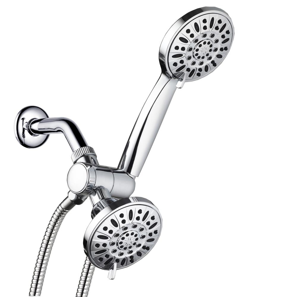 Chrome 30-Spray Dual Shower Head 2.5-GPM (9.5-LPM) in the Shower Heads ...