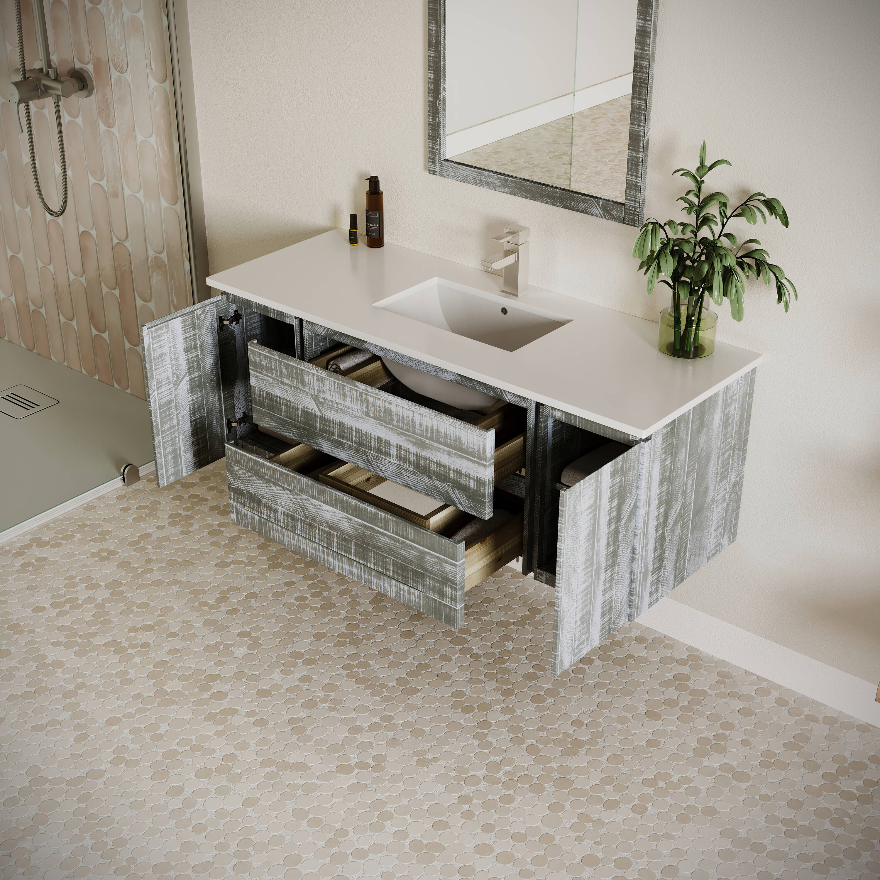 Fresca FCB31-123012ASH-CWHU Bath-Vanity-Combo - View #3