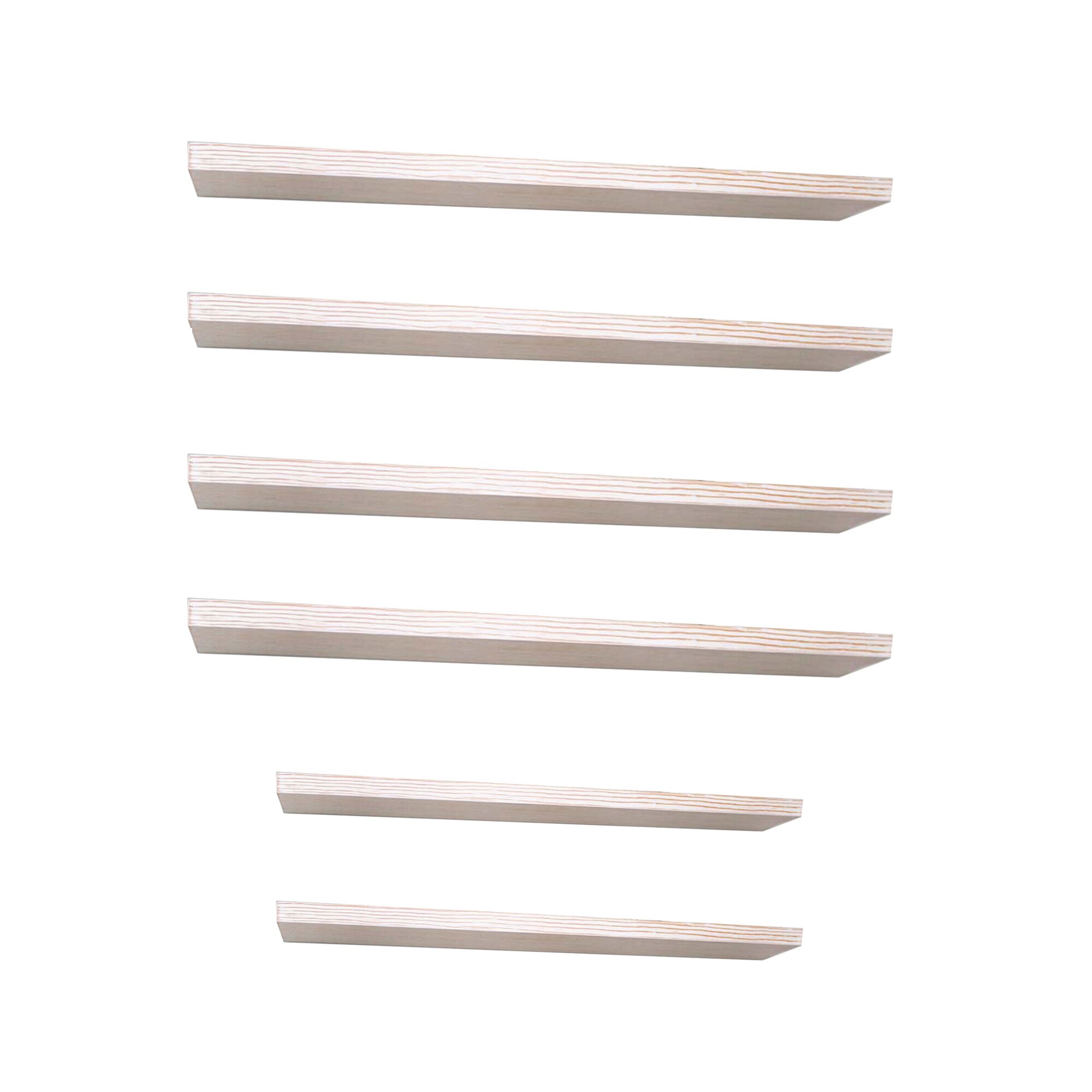 WHITEWASH 5.5 Deep Shelf, Wall Shelf, Kitchen Storage, Bathroom