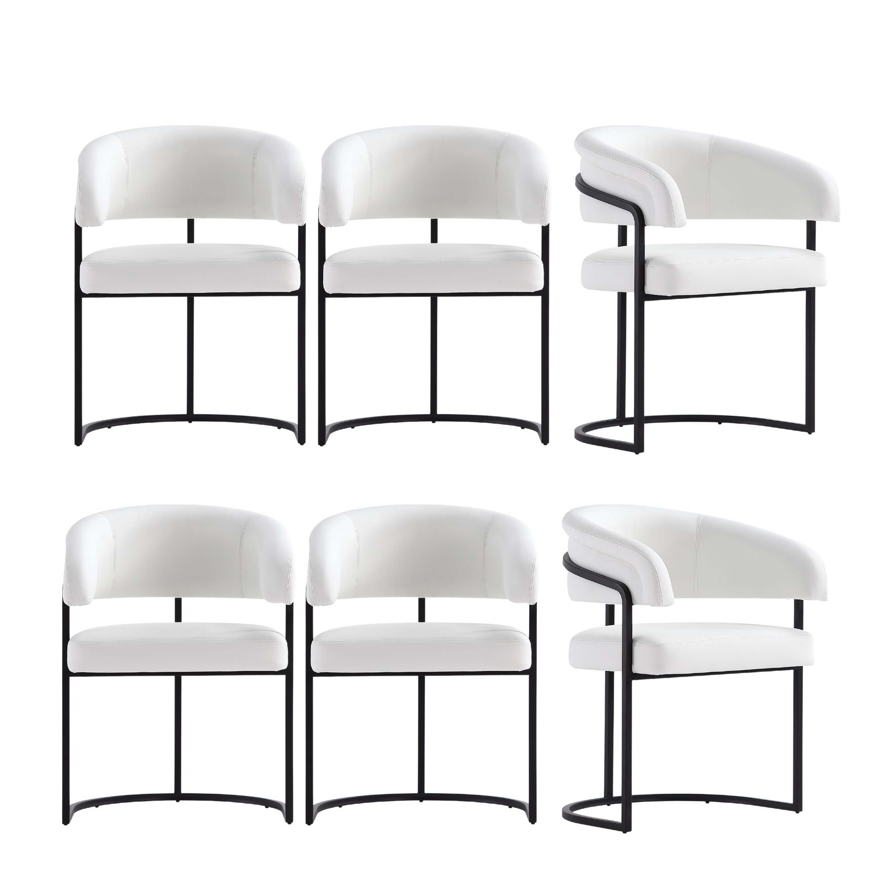 Manhattan Comfort 6-DC094-WH Dining-Chairs - View #2