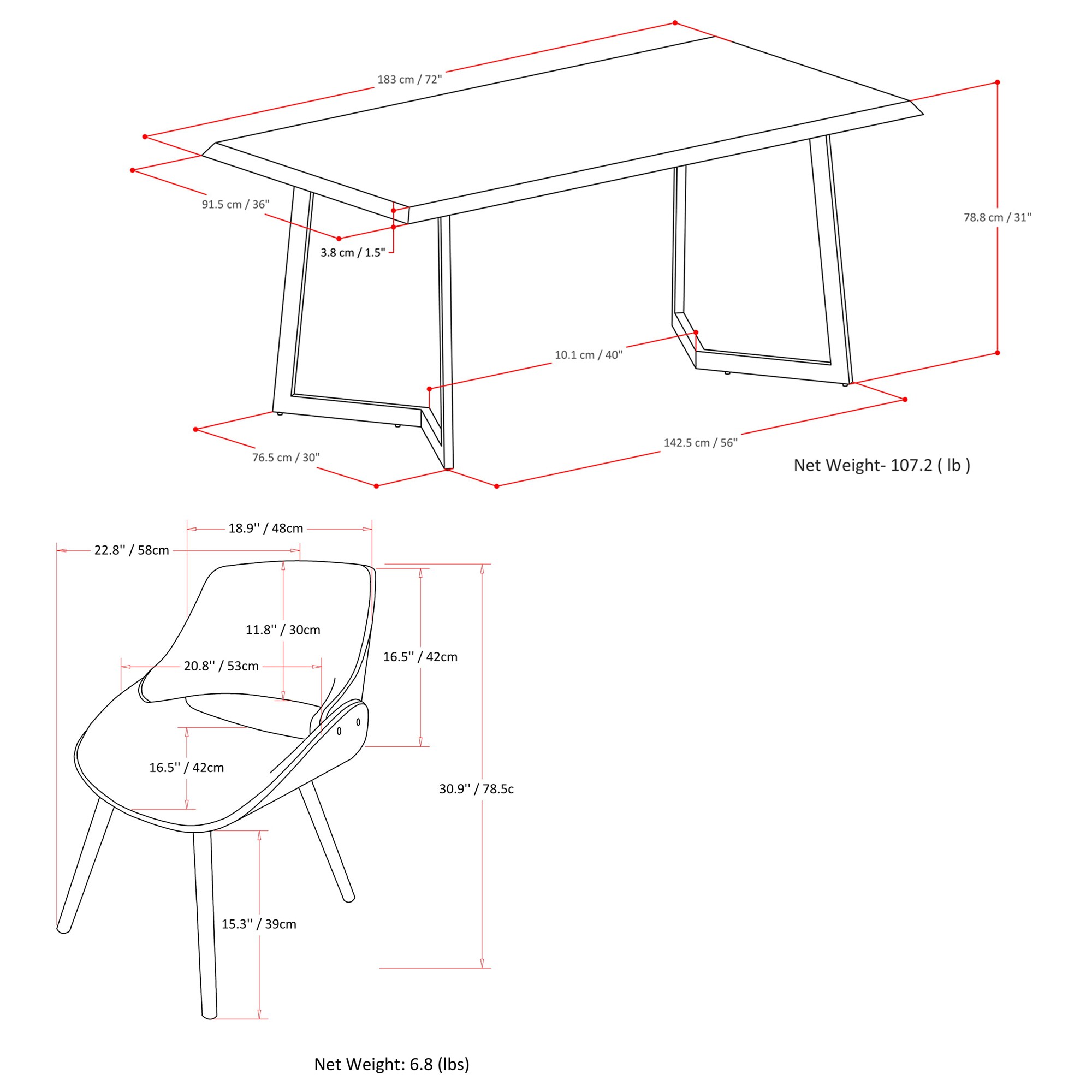 Simpli Home AXCDS7MALWG Dining-Sets - View #10