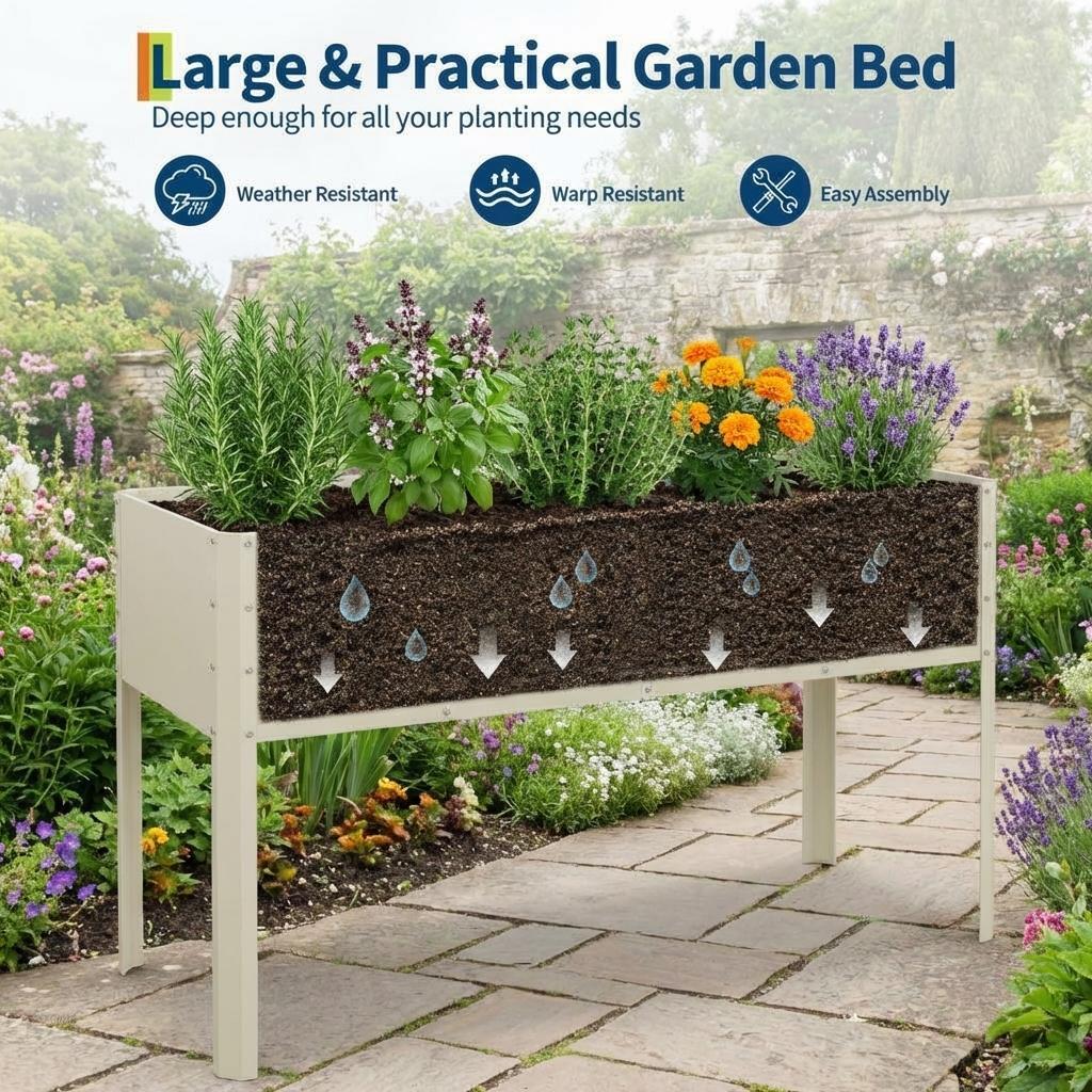 Encore Beets NOVA-EPQXE3V9AR Raised-Garden-Beds - View #4
