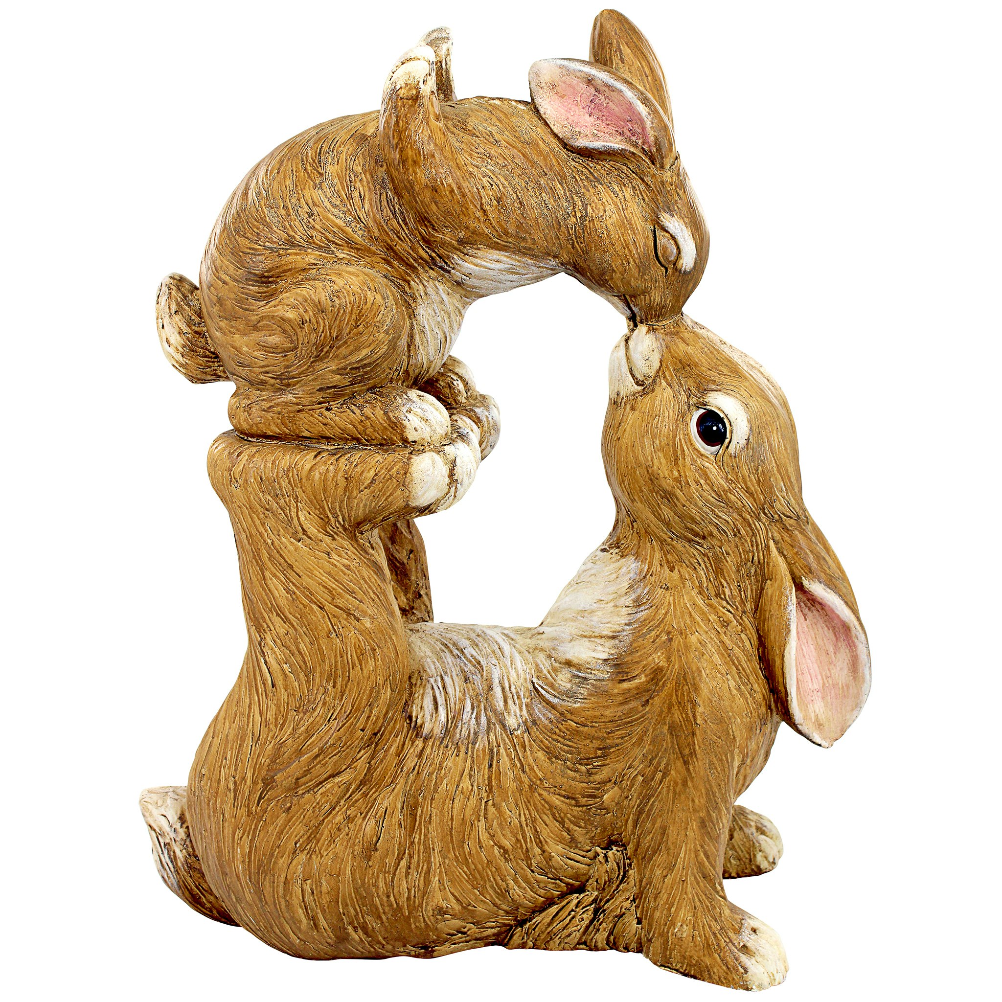Design Toscano HT153 21-in H x 17-in W Multiple colors/finishes Rabbit Garden Statue