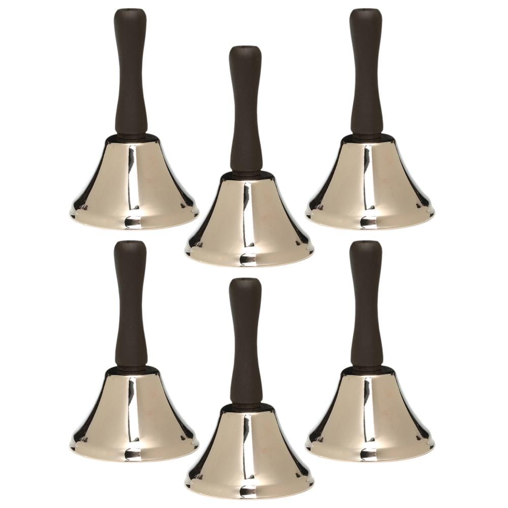 Ashley Productions ASH10050-6 Steel Hand Bell, 4 -in, Pack of 6