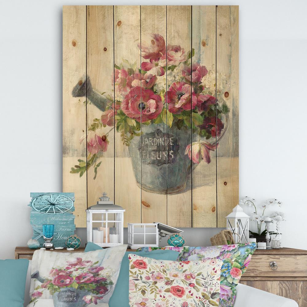Designart 40-in H x 30-in W Country Wood Print at Lowes.com