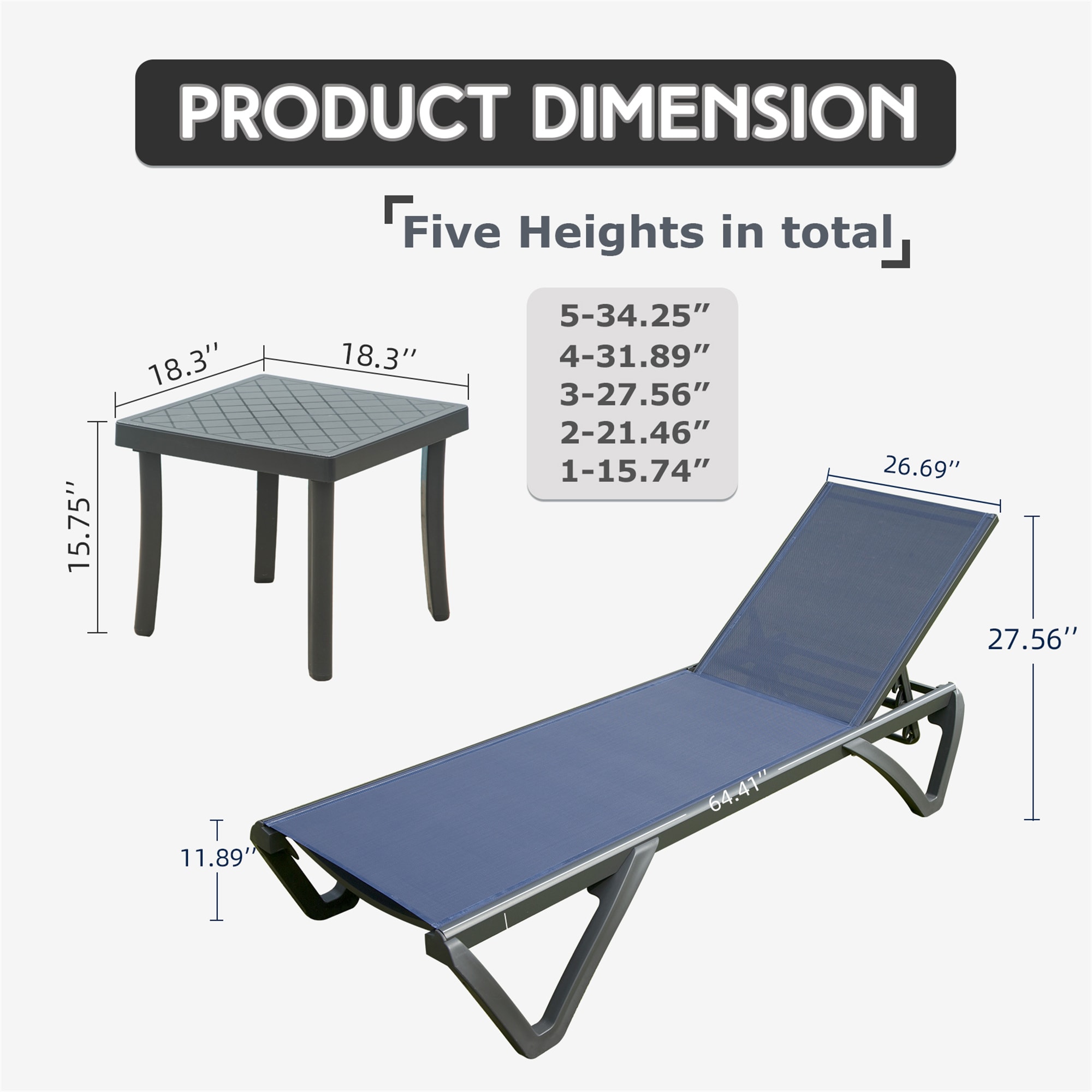 GDFStudio 325754 Patio-Dining-Sets - View #2