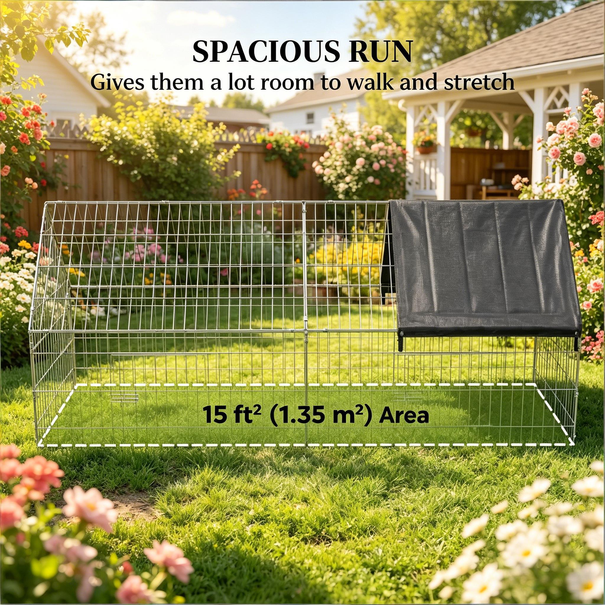Anysun ASPM01M09023-K0 Chicken-Coops-Rabbit-Hutches - View #3