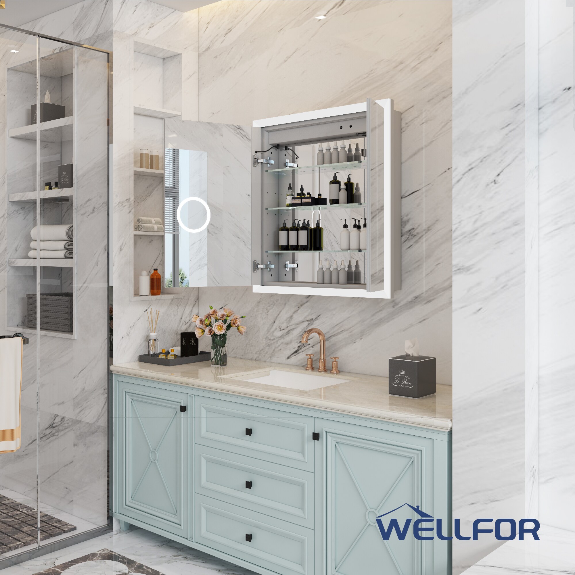 WELLFOR W13MCL3032 Bathroom-Medicine-Cabinets - View #10