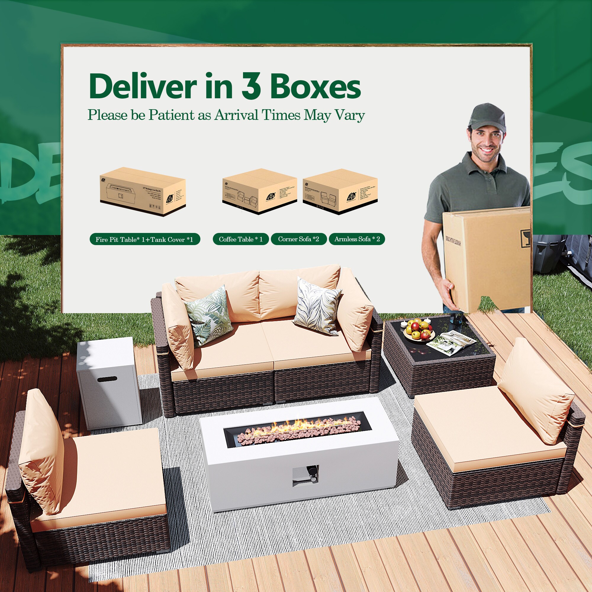 Patio Watcher LS-RT5-KD42CWH-B1 Patio-Conversation-Sets - View #8