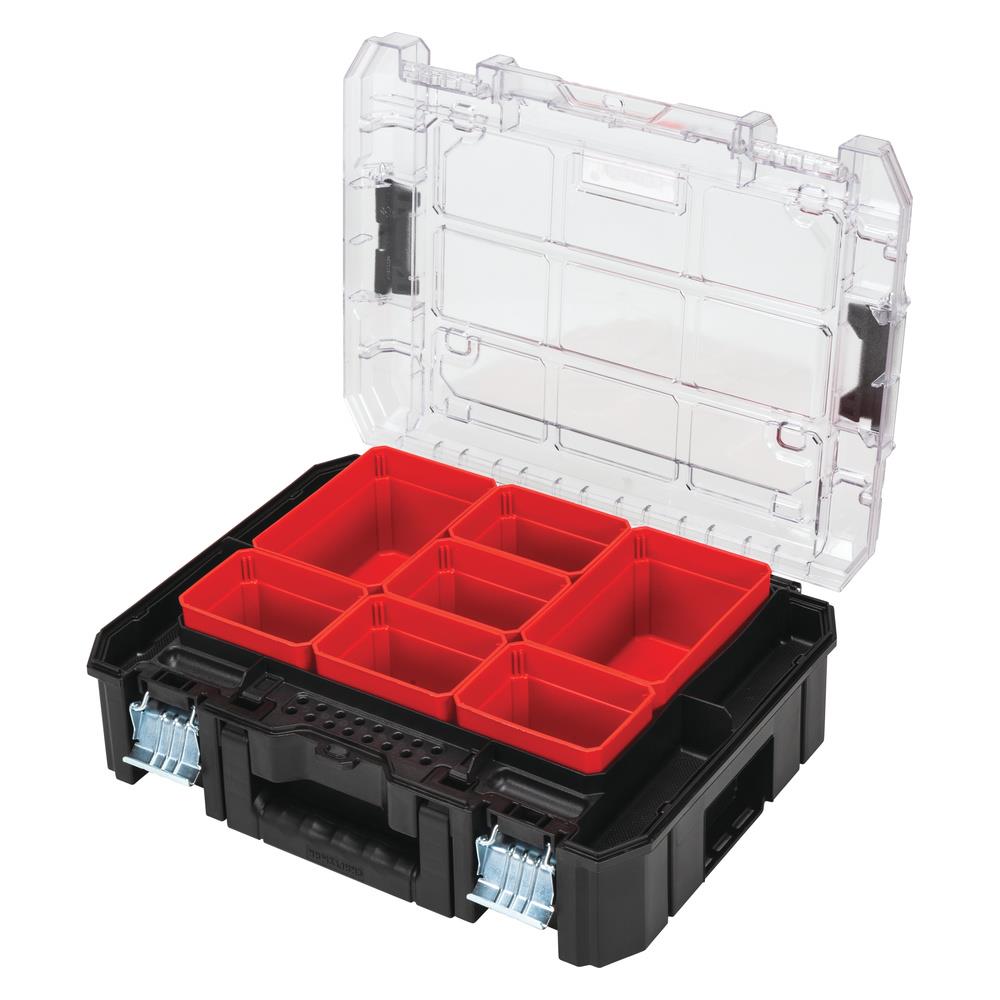 CRAFTSMAN VersaStack System 7-Compartment Plastic Small Parts Organizer ...