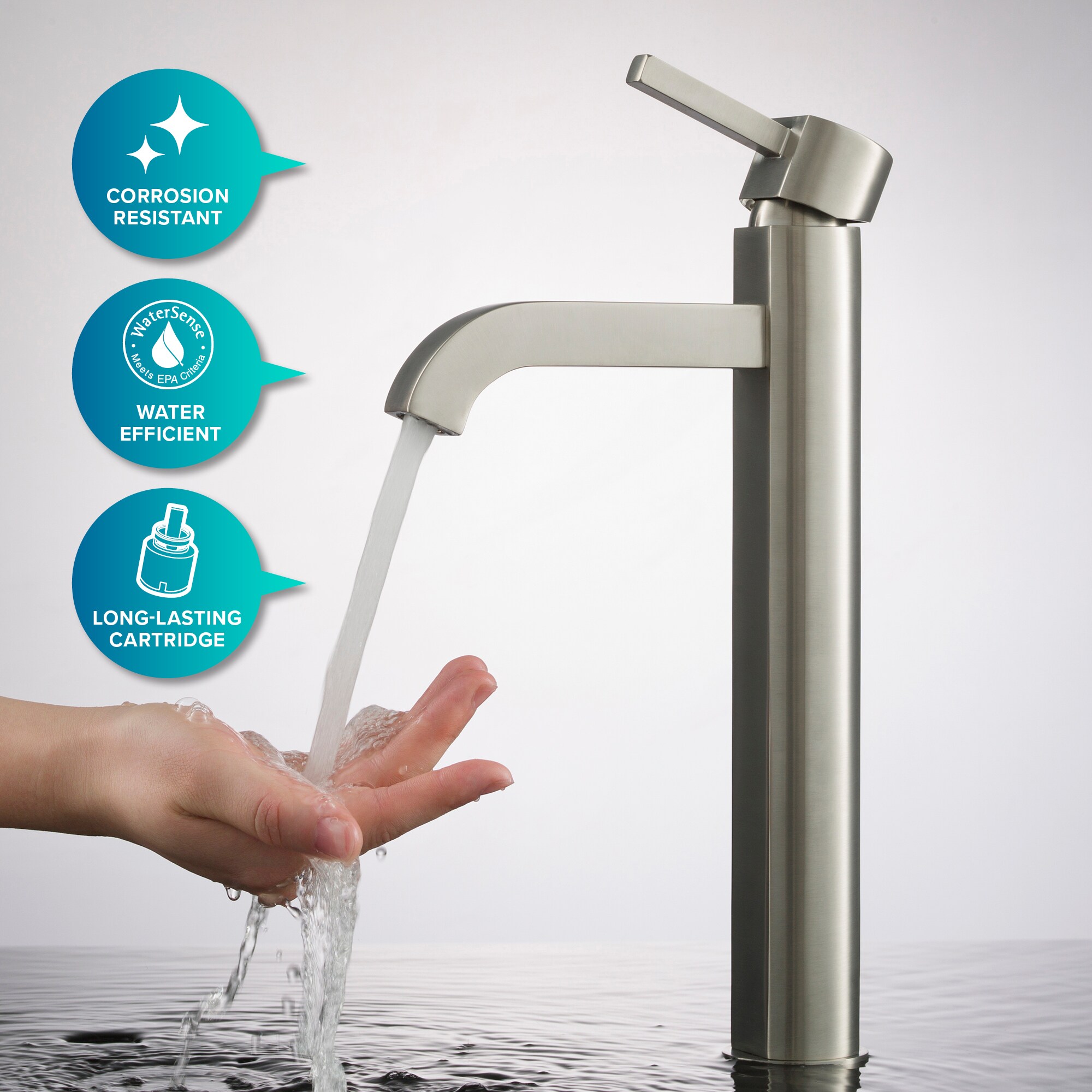 Kraus C-KCV-141-1007SN Bath-Sink - View #7