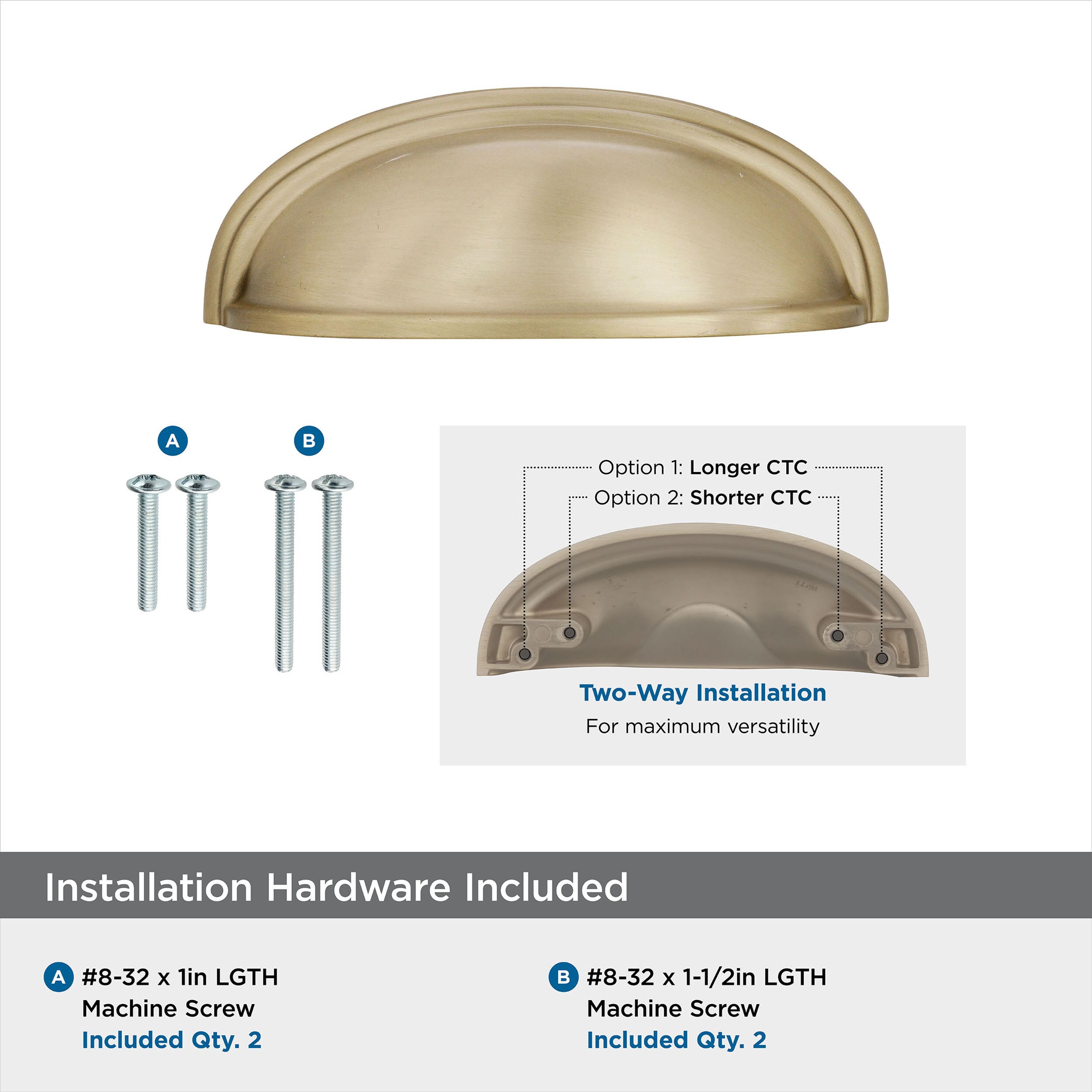 Amerock BP36640BBZ Cabinet-Pulls - View #5