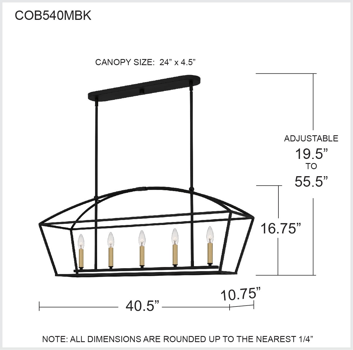 Quoizel COB540MBK b090015 - View #9