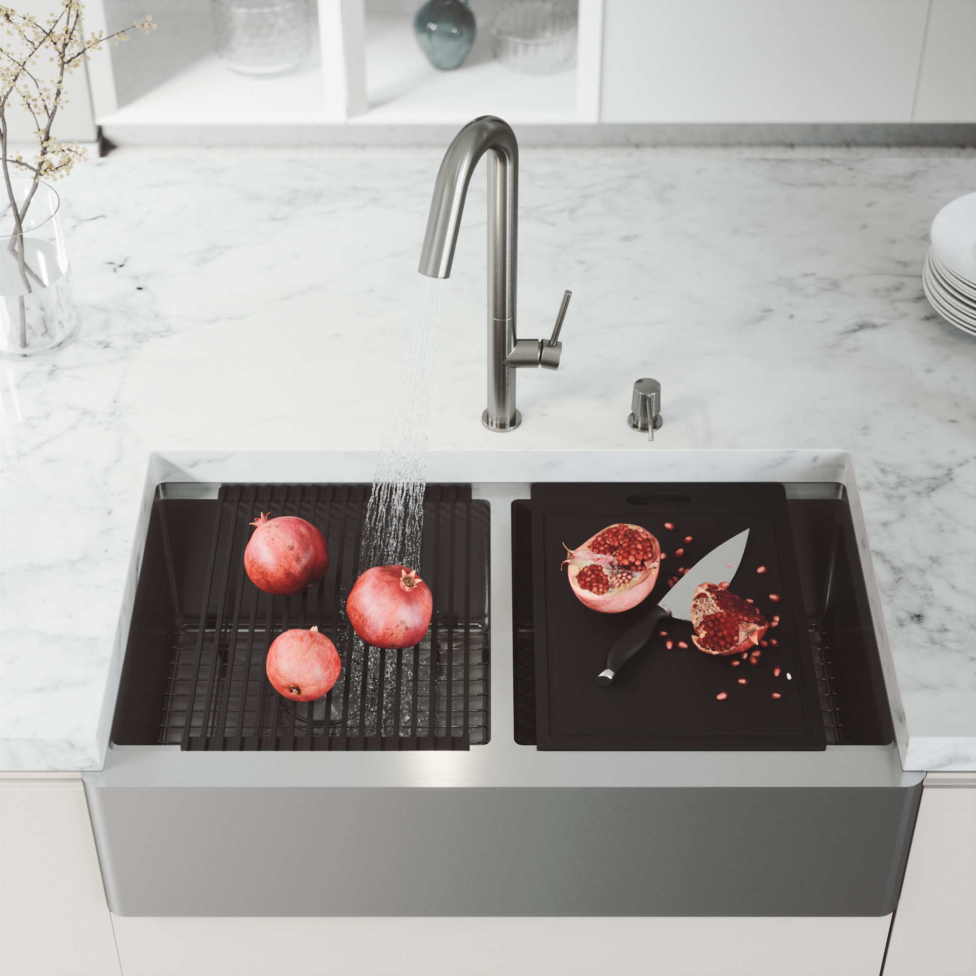 VIGO VGS3620BLFA Kitchen-Sinks - View #5