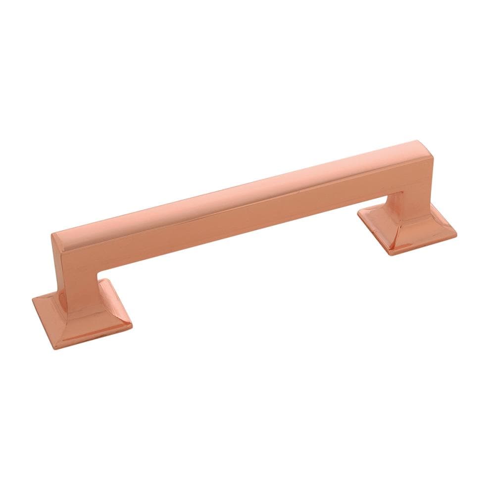 Hickory Hardware P3012-CP Studio 5-1/16-in Center to Center Polished Copper Rectangular Handle Drawer Pulls