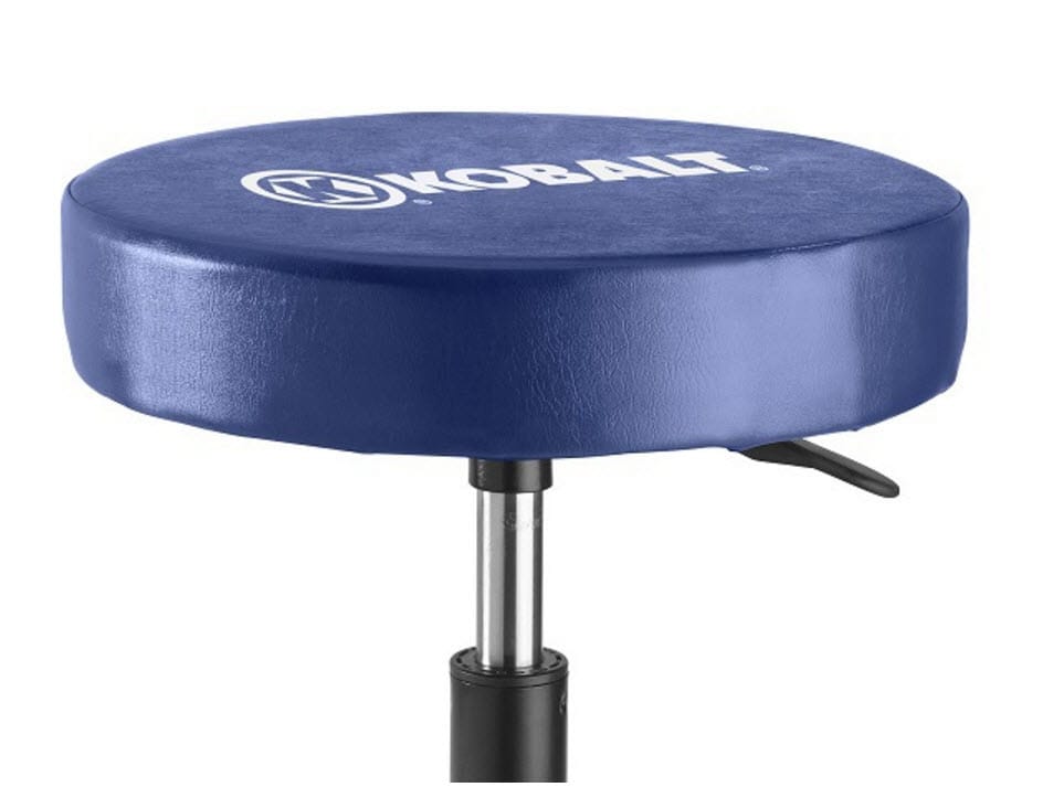Kobalt Adjustable Hydraulic Stool, Blue