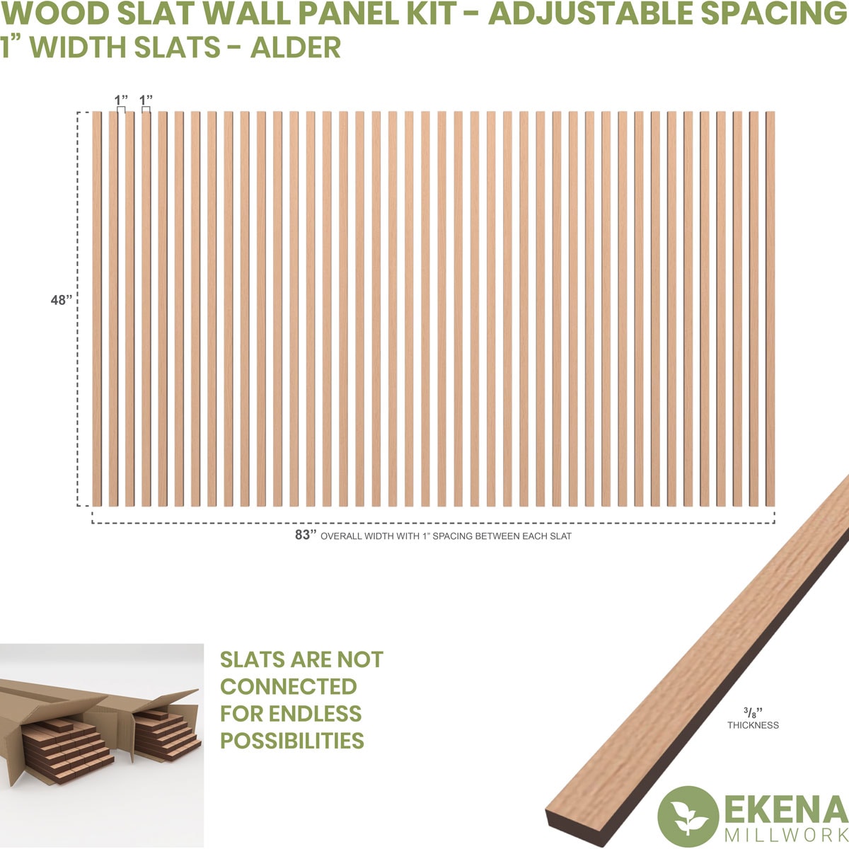 Ekena Millwork SWW84X48X0375AL Wall-Planks - View #2