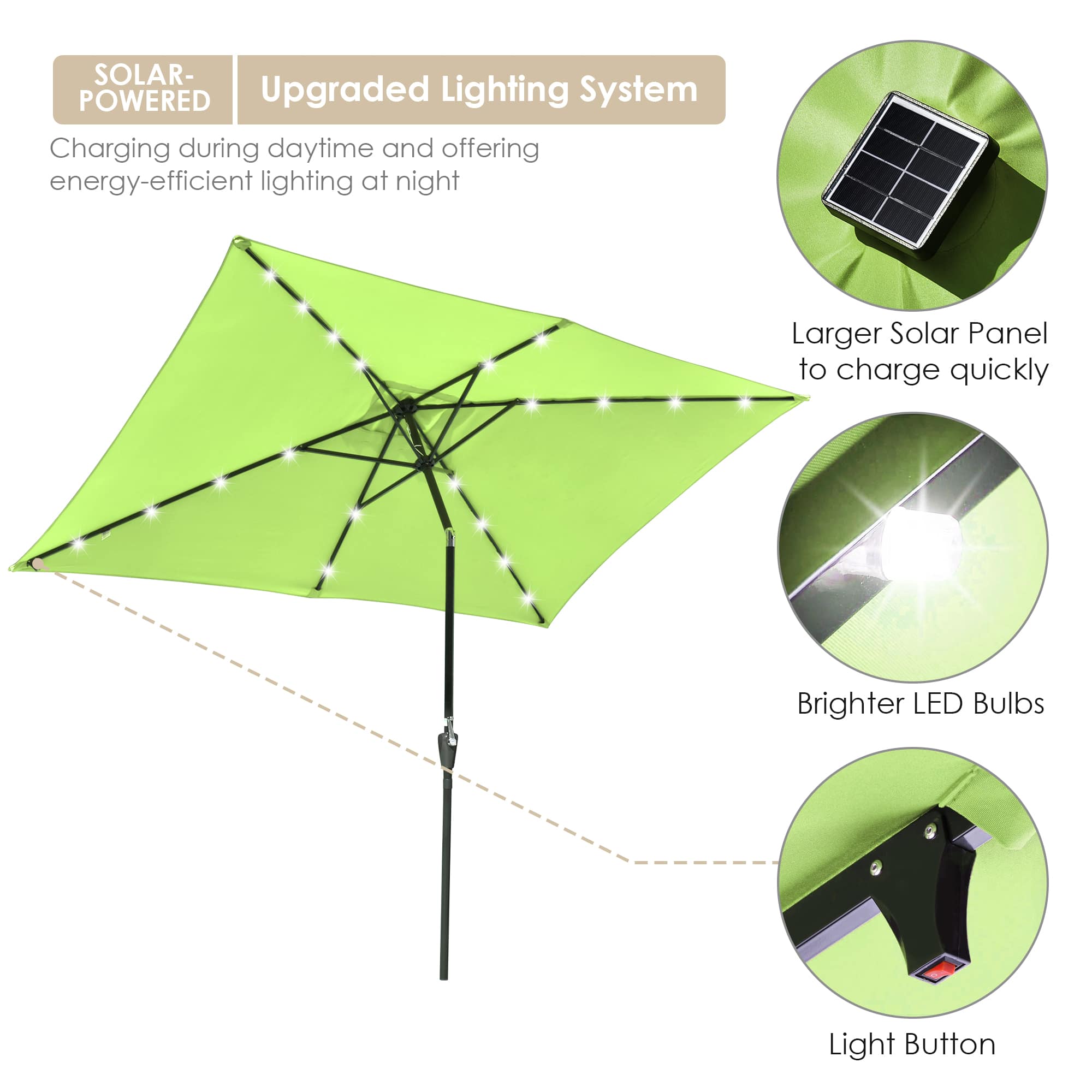 Yescom 07UMB011-10X6-B4X-LO Indoor-Umbrella-Stands - View #2