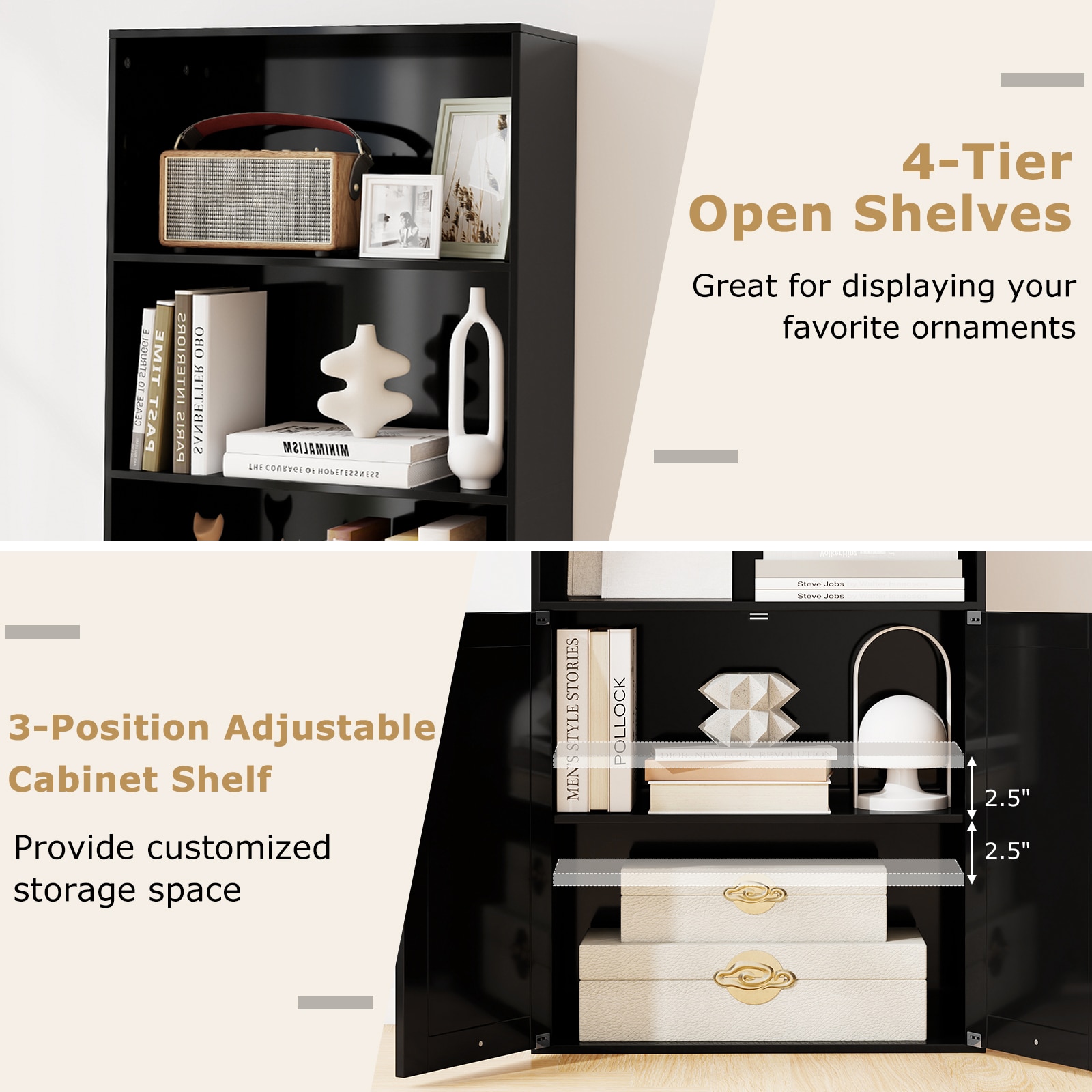 Slickblue D-CO-KD41501BC bookcases - View #6