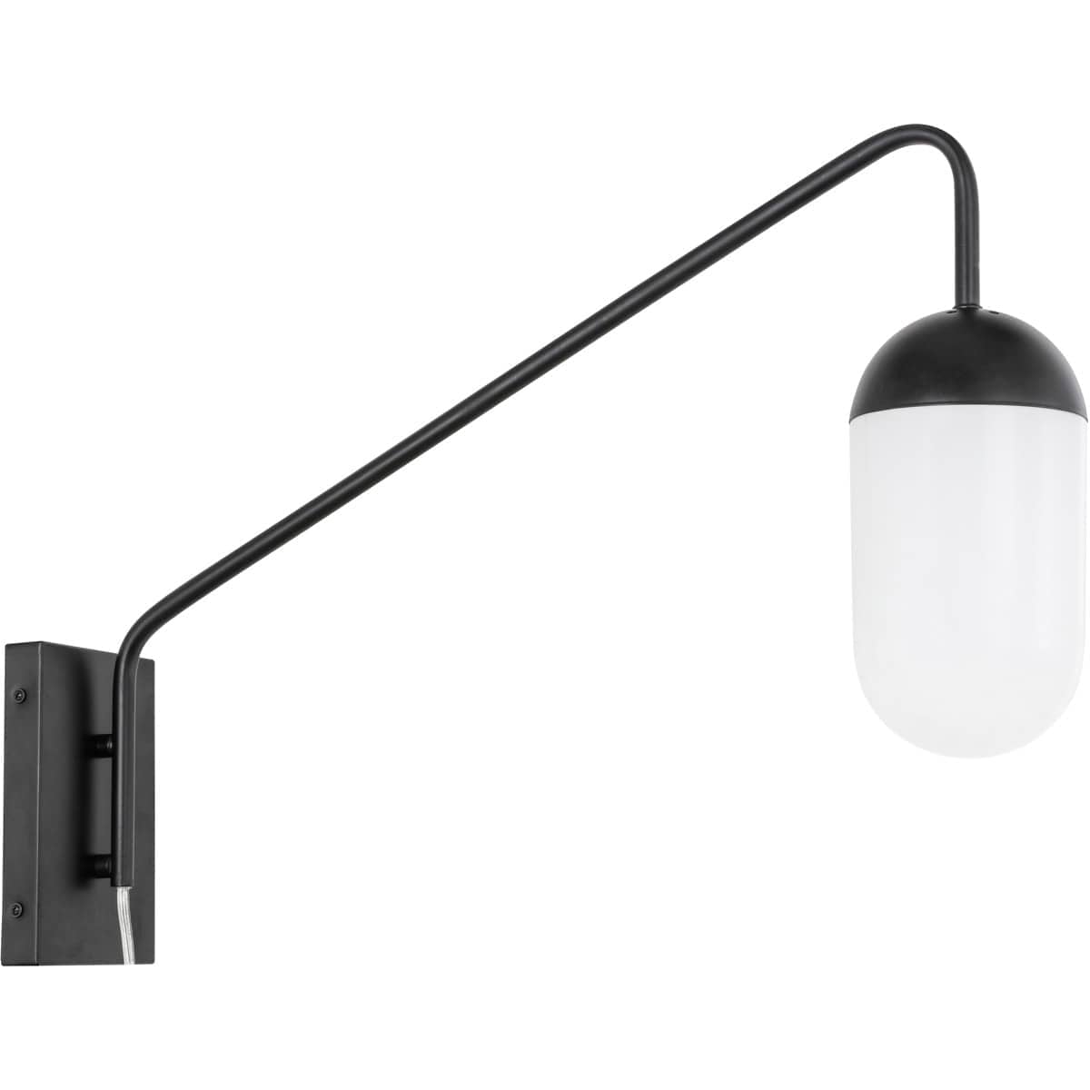 Decovio  13022-B1 Malta 1 Light 48 inch Black Wall sconce Wall Light