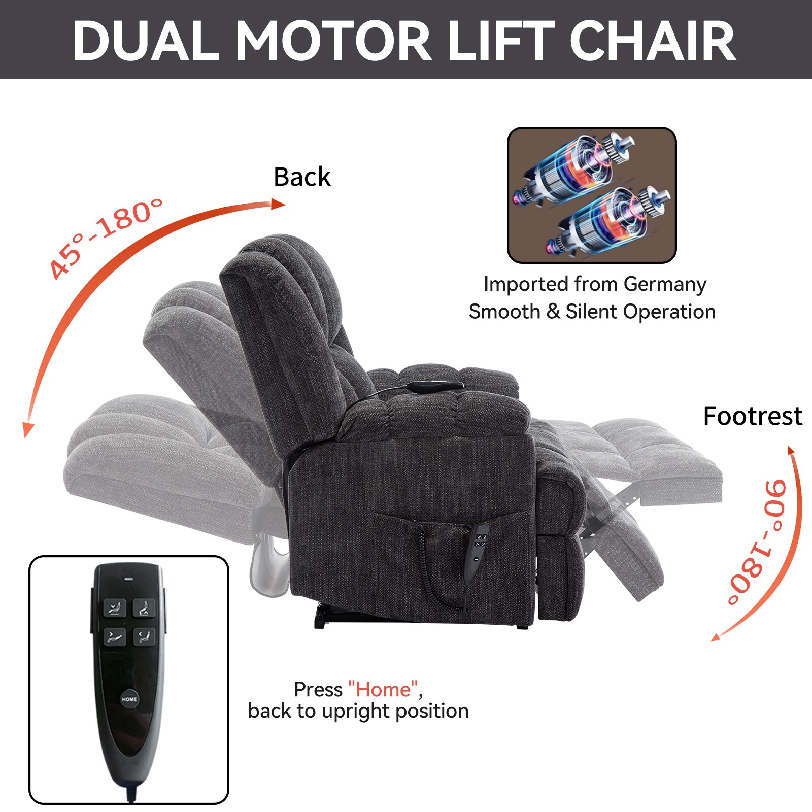 Mondawe MO029-BL recliners - View #3