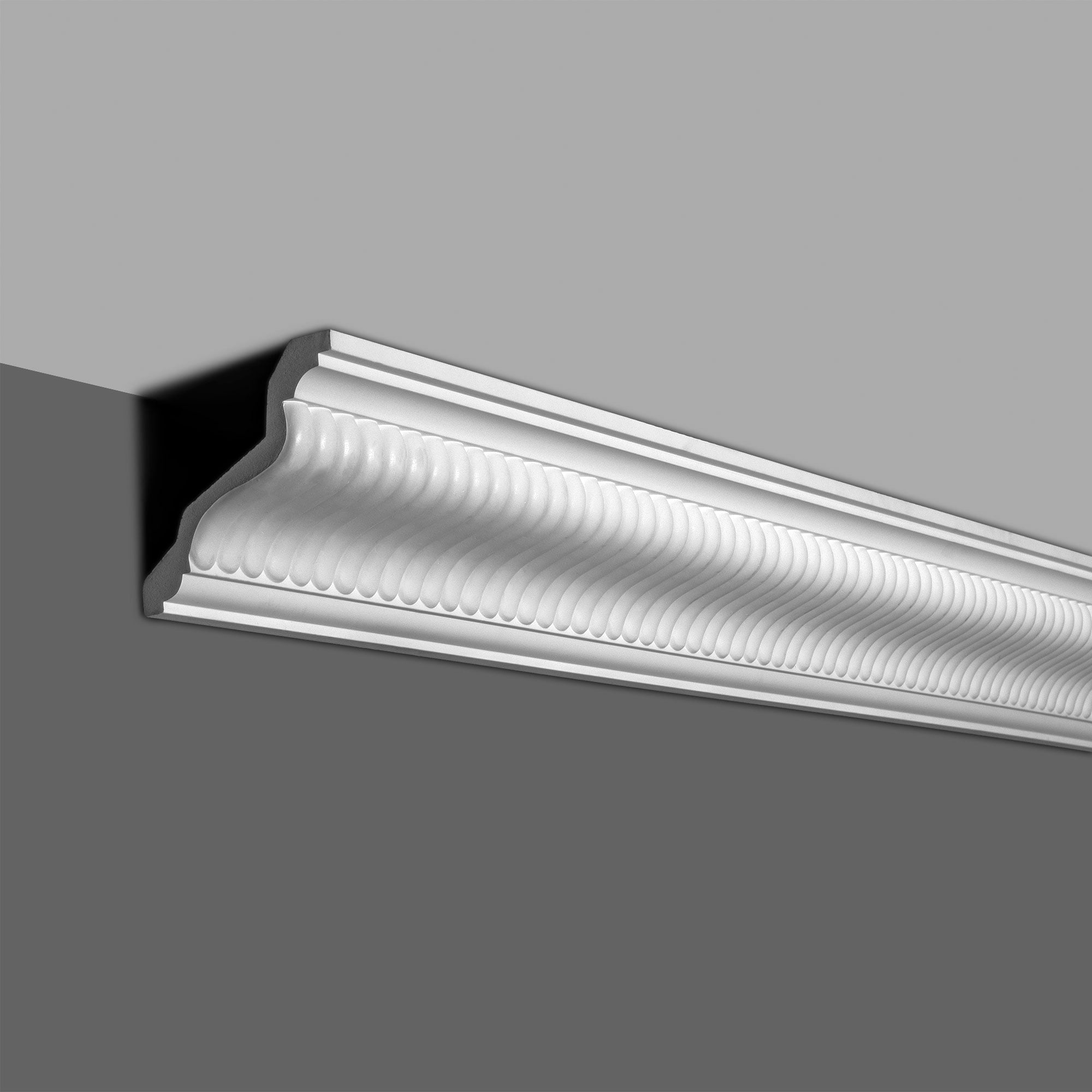 Architectural Products by Outwater 3P5.37.01214 3-15/16-in x 2-1/2-ft Primed Polyurethane Crown Moulding