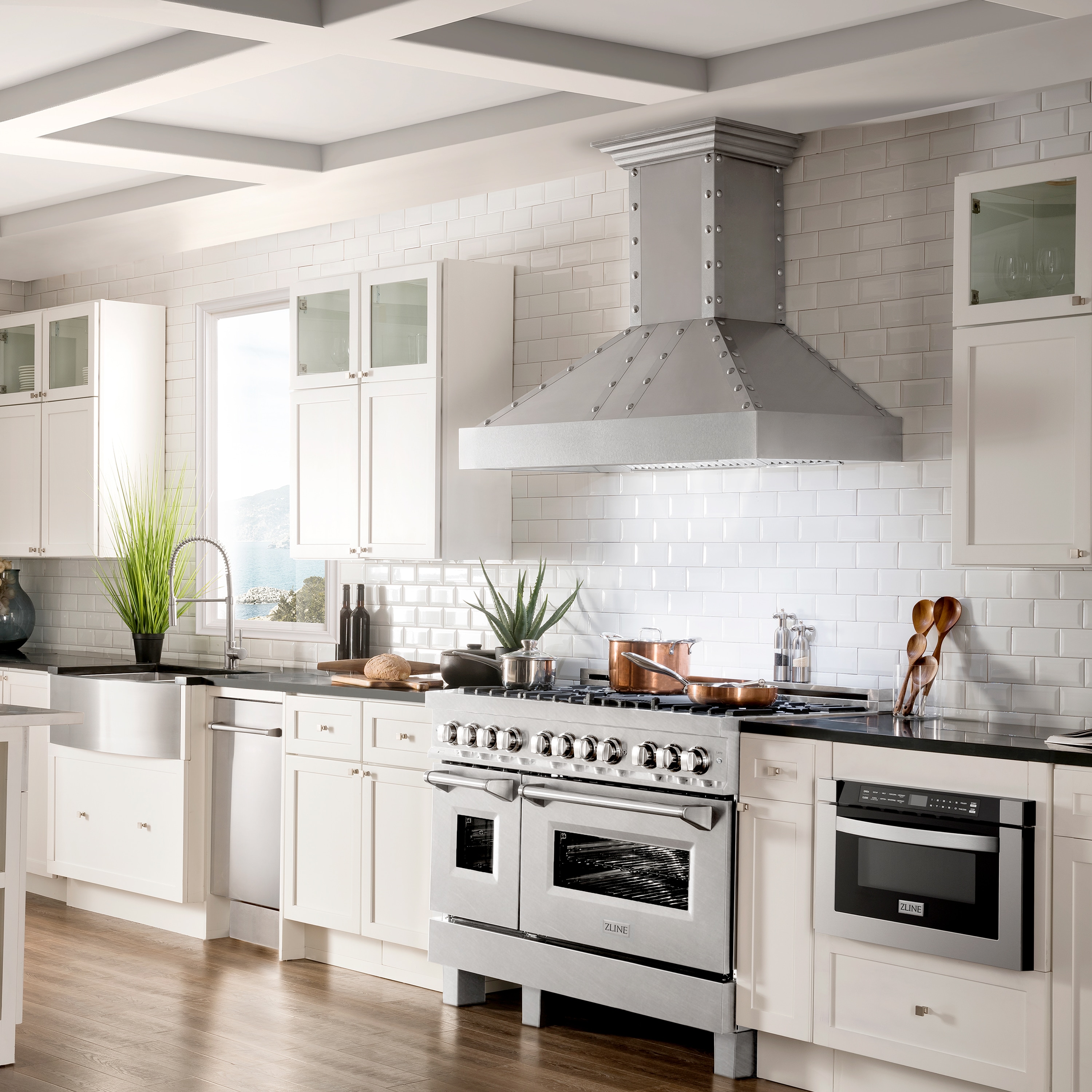ZLINE KITCHEN & BATH RAS-SN-BR-48 Double-Dual-Fuel-Ranges - View #11
