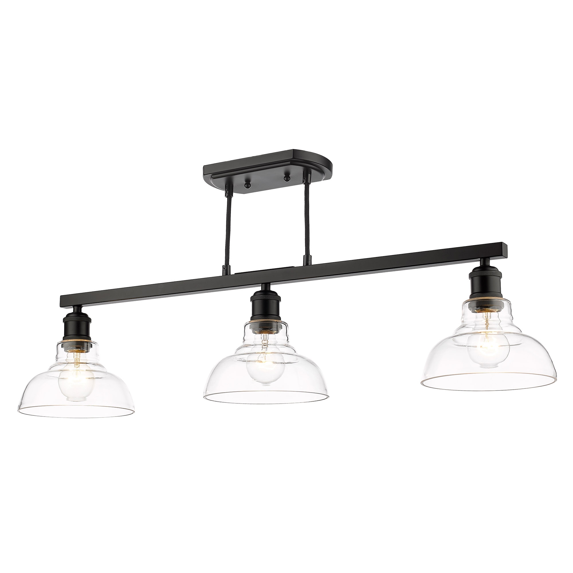 Golden Lighting 0305-LP BLK-CLR Pendant-Lights - View #4