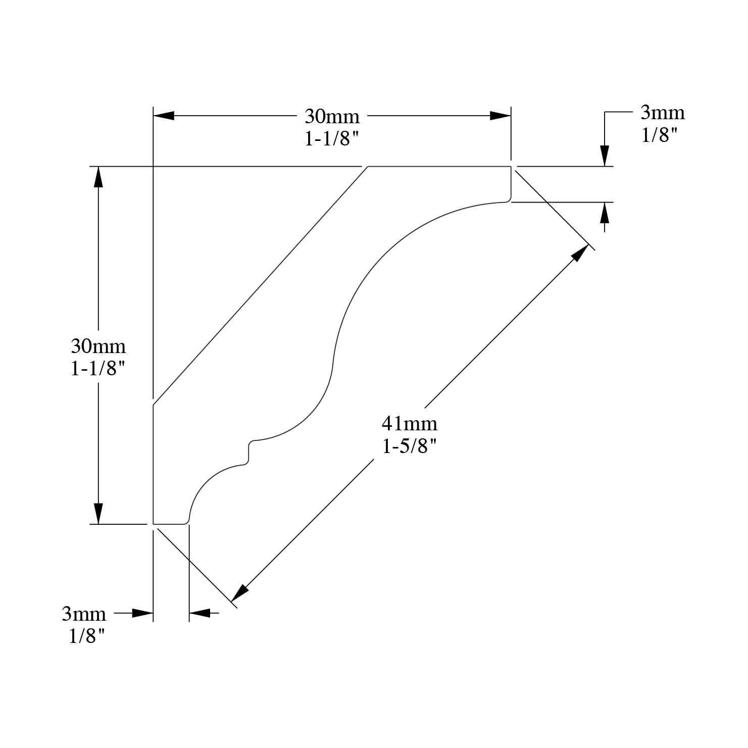 Orac Decor Orac Crown Moulding 1-5/8-in x 78-in Primed Polystyrene ...