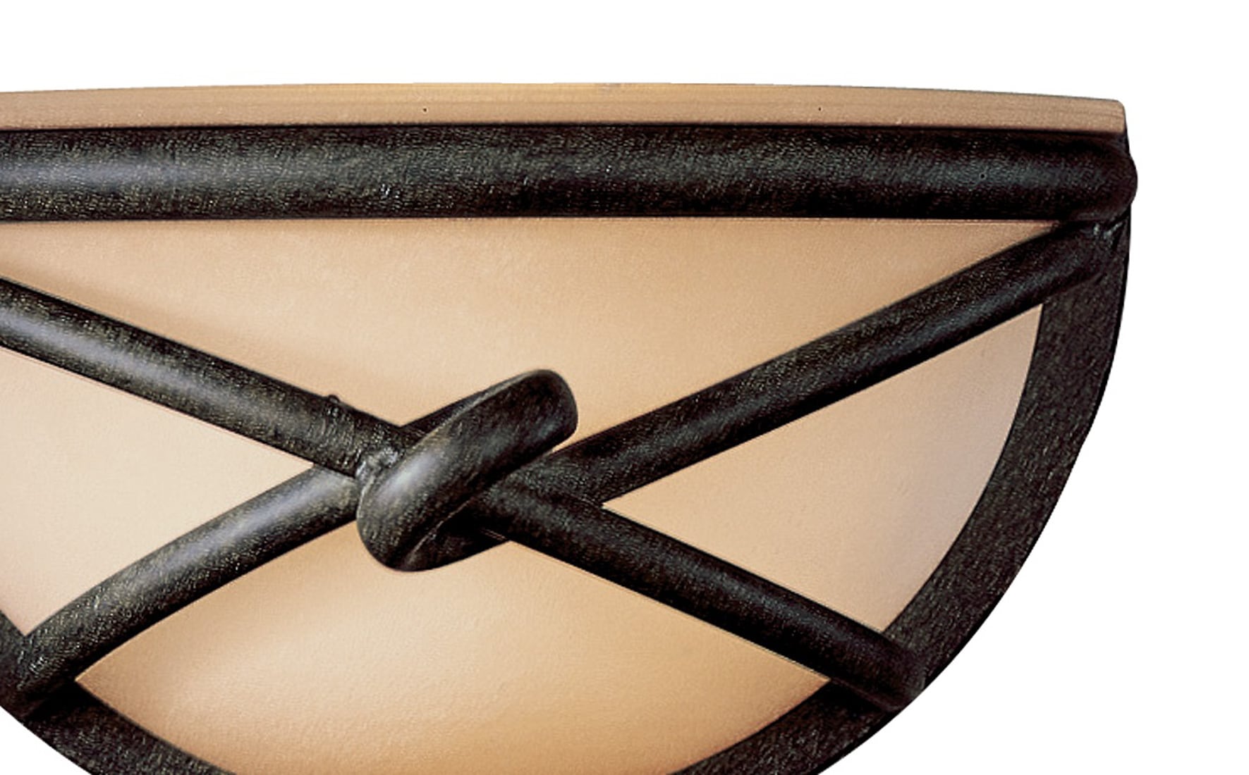 Aspen Bronze 10" Rustic Scavo Glass Wall Sconce with Dimmable Light