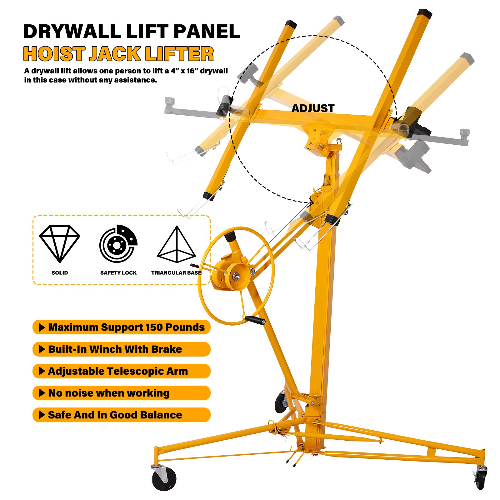 Maocao Hoom BH577214 Drywall-Panel-Carriers - View #7