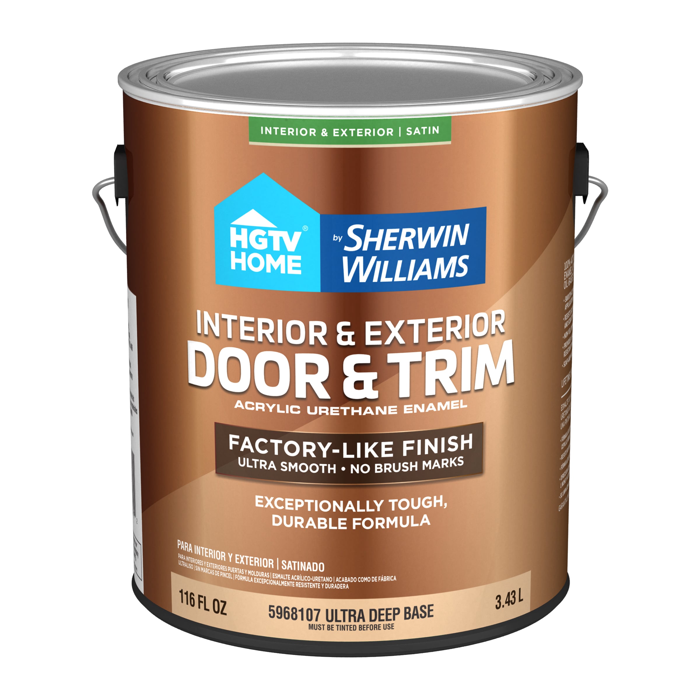 HGTV HOME by Sherwin-Williams Satin Ultra Deep Acrylic Interior ...