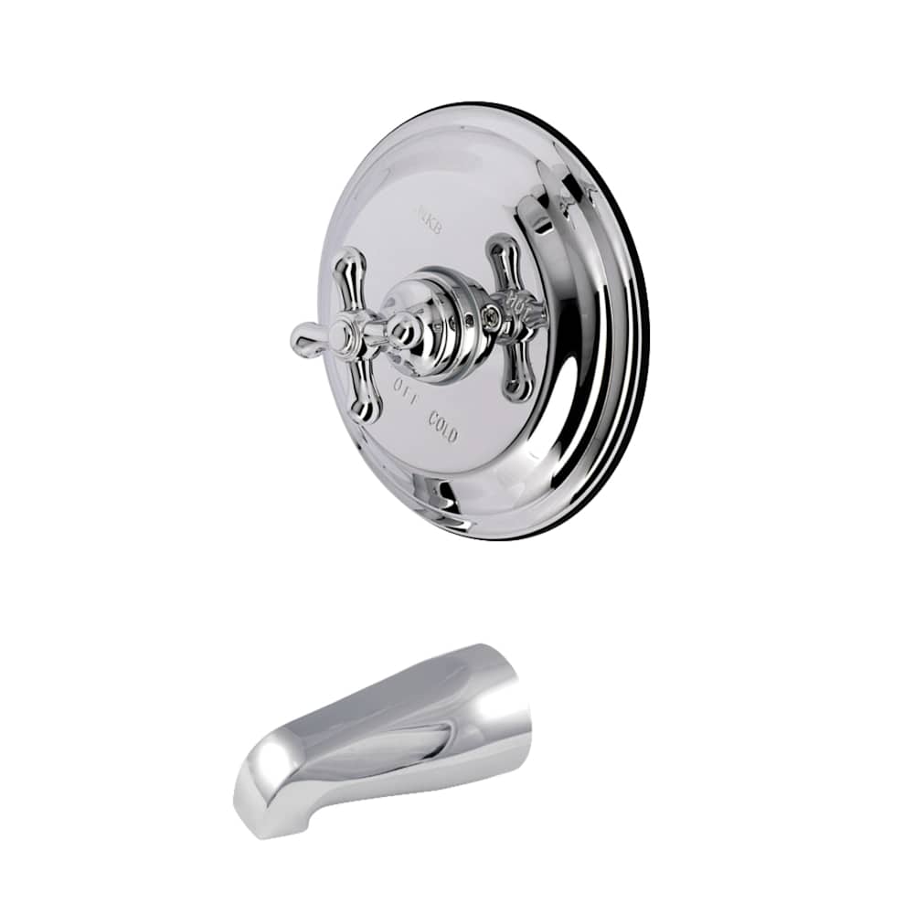 Kingston Brass  KB363.AXTO Vintage Wall Mounted Bathtub FaucetOnly Trim Kit  Includes RoughIn