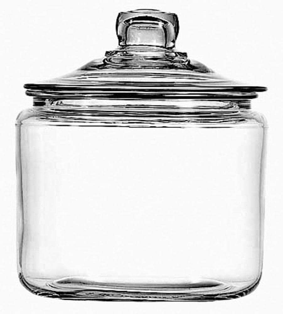 Heritage Hill 128-Oz. Large Glass Jar with Lid + Reviews, Crate & Barrel