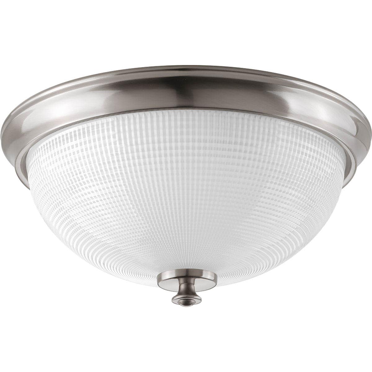 Progress Lighting P3667-09 Lucky 3-Light 15-in Brushed Nickel Led Flush Mount Light
