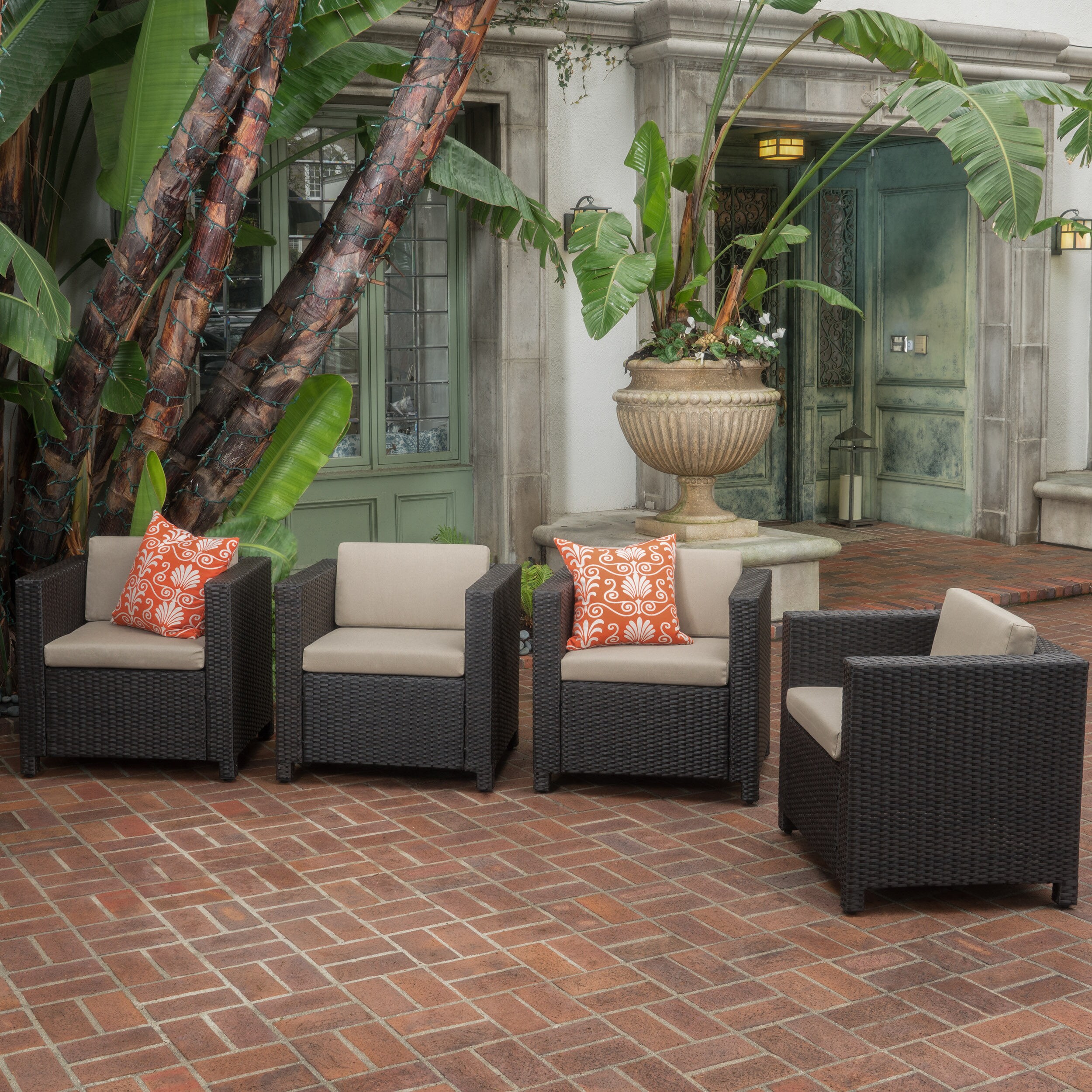 Clihome CL-KC-RNMP4 Patio-Chairs - View #2