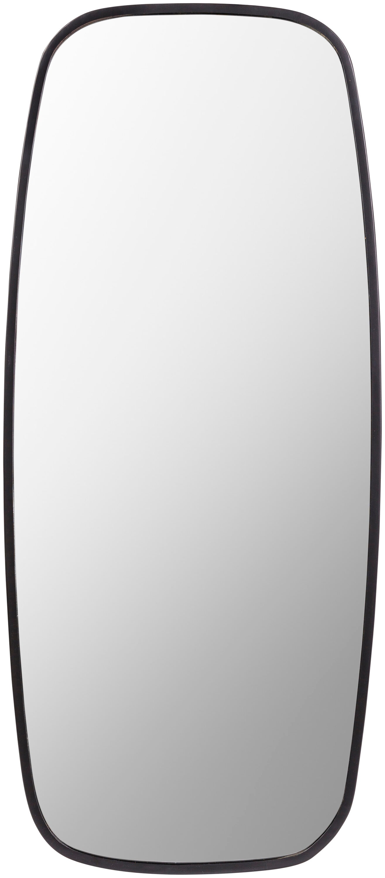 Livabliss - Inverness 15-in W x 31-in H Rectangle Black Framed Full Length Wall Mirror