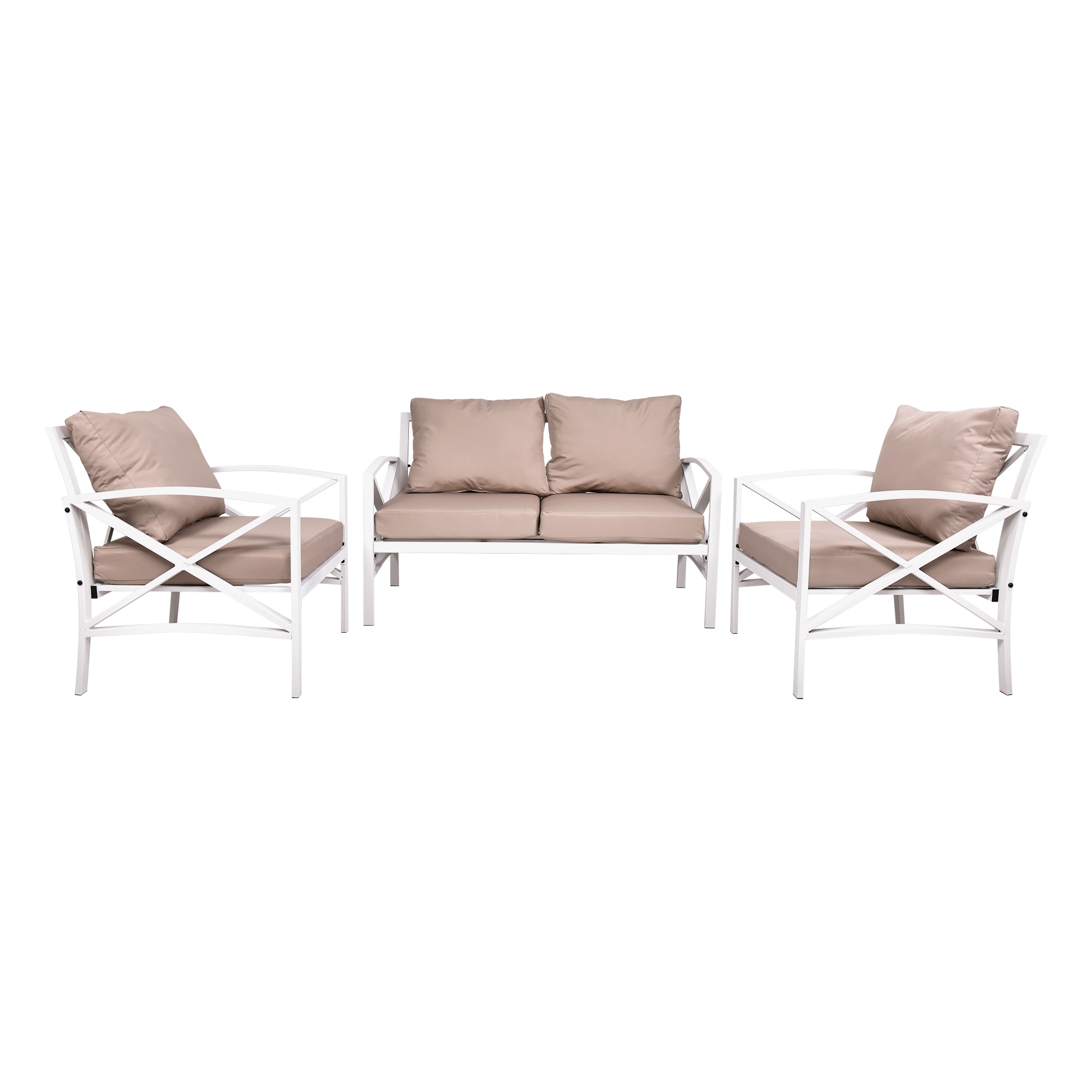 Forclover H9FW-001BE Ideal for garden, backyard, porch or poolside Patio Conversation Set