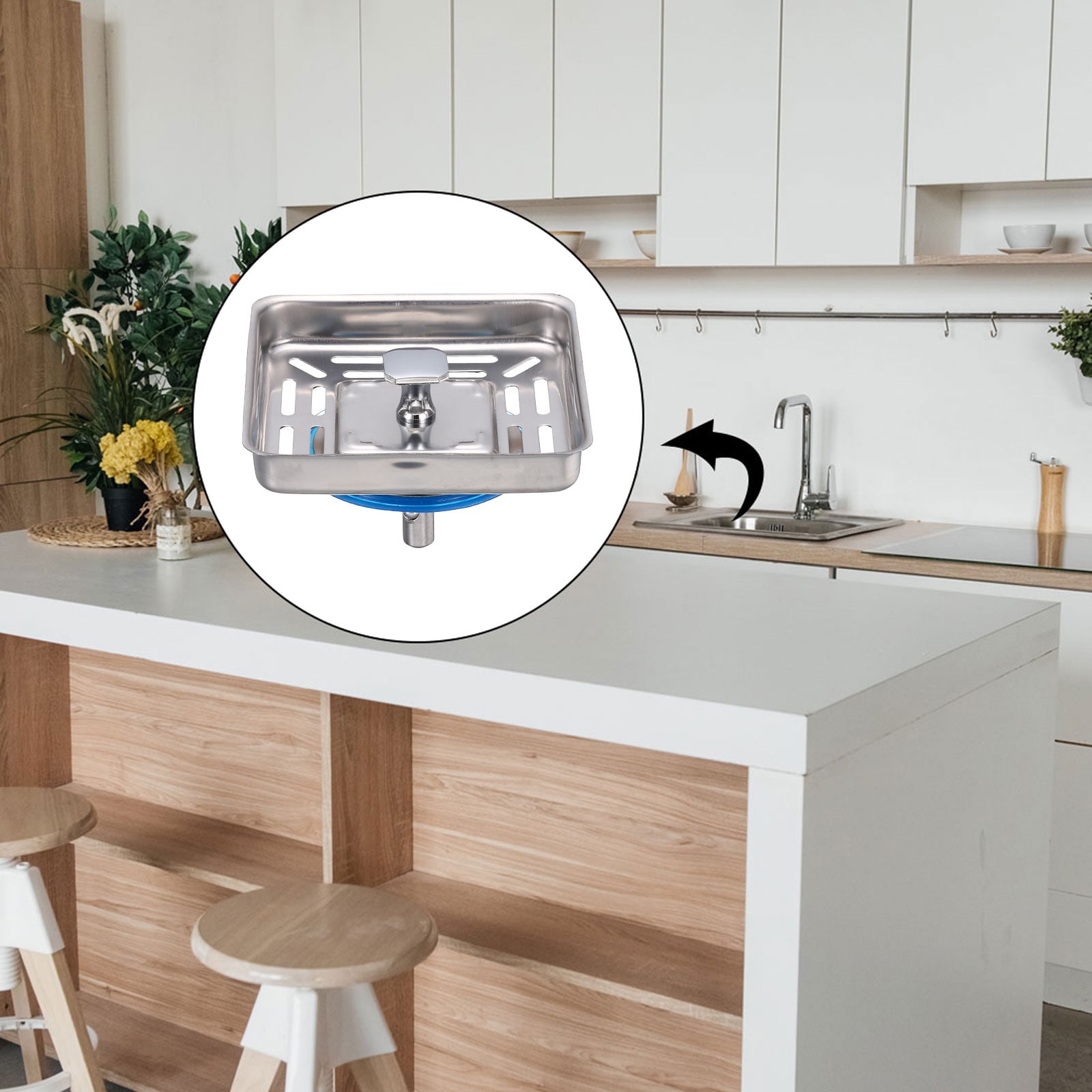 Unique Bargains S25093001UX5715 Kitchen-Sink-Strainers - View #5