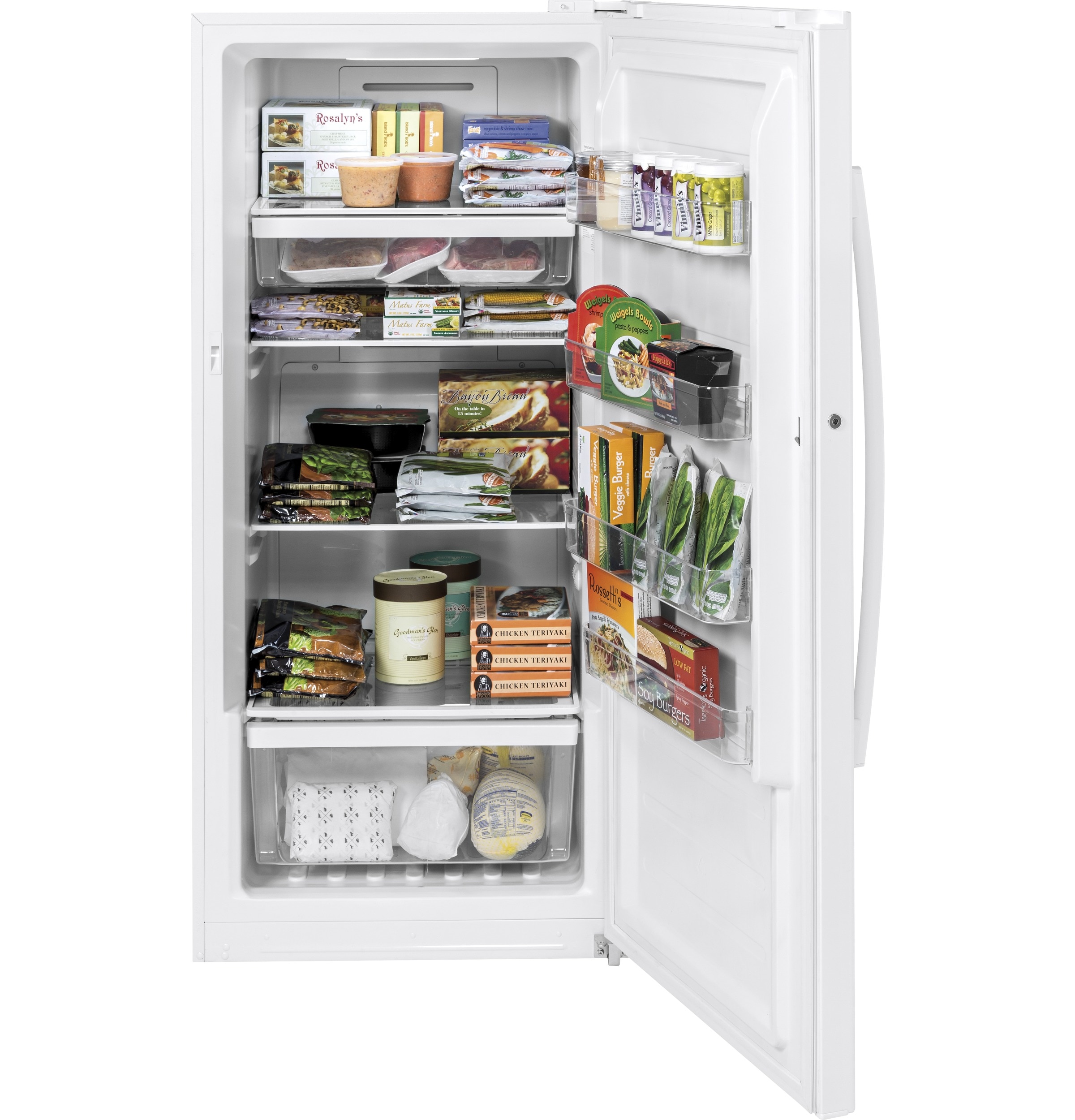FUF14SMRWW by GE Appliances - GE® 14.1 Cu. Ft. Frost-Free Garage Ready Upright  Freezer