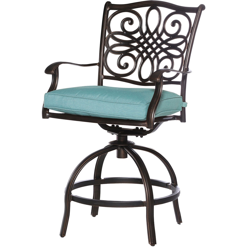 Hanover TRADDN7PCBR-BLU Patio-Dining-Sets - View #12
