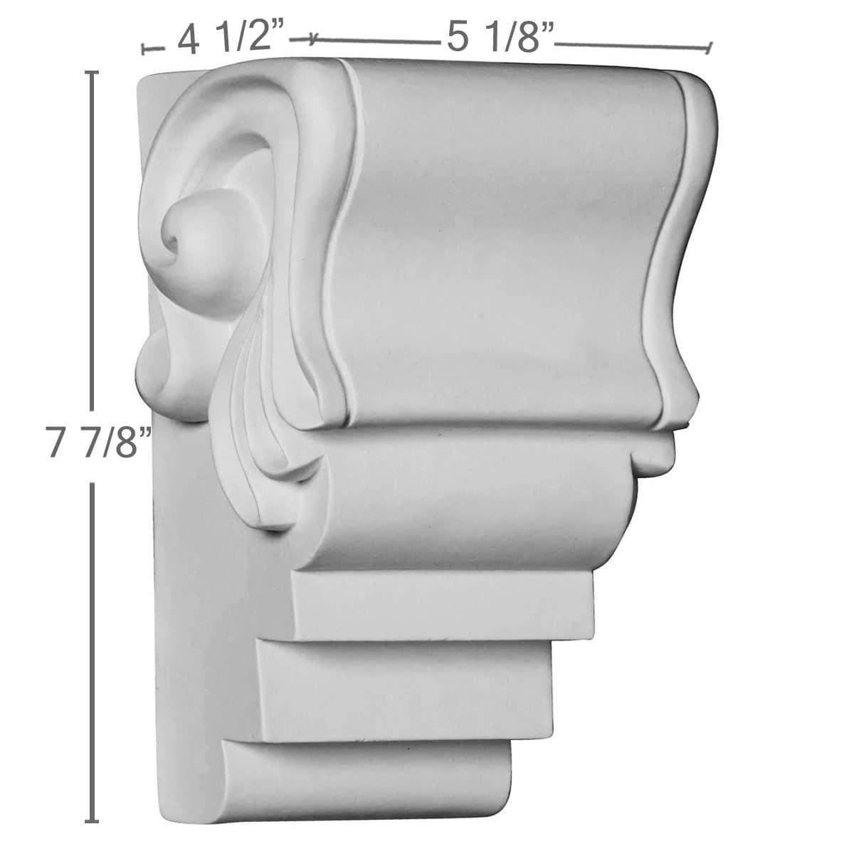 Ekena Millwork COR05X05X08DY corbels - View #2