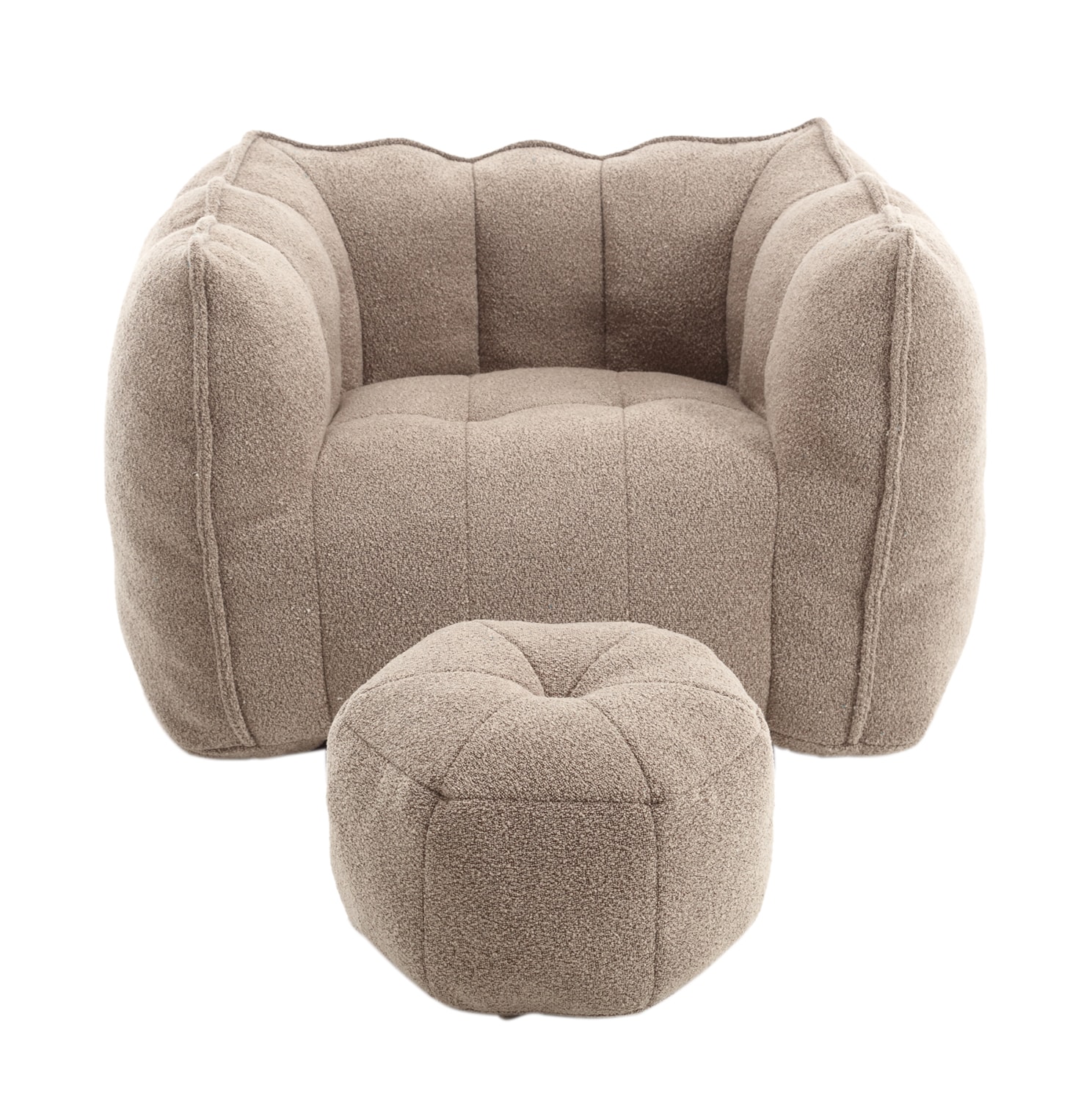 Hrinhom HC-W2002-COFFEE COFFEE Bean Bag Chair