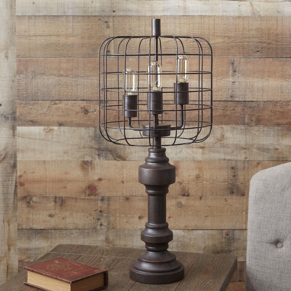 Cheyenne Products 22.5-in Bronze Table Lamp with Metal Shade in the ...