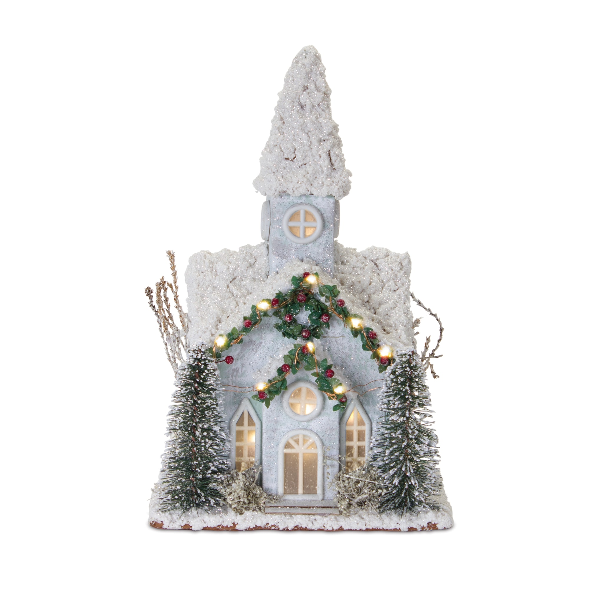 Melrose International 77564DS 14-in Lighted Decoration Battery-operated Christmas Decor