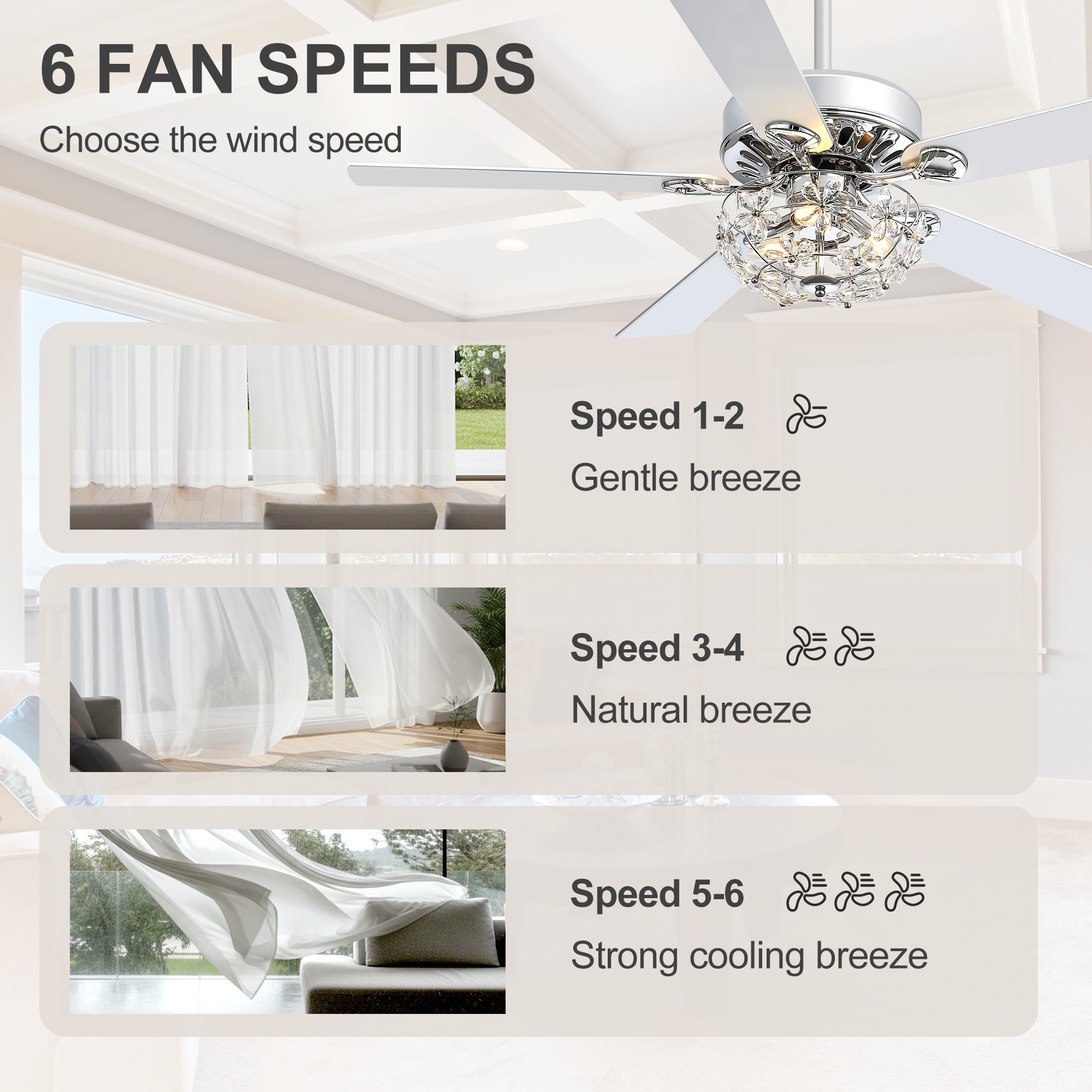 Breezary 23012-BLK-T Ceiling-Fans - View #8