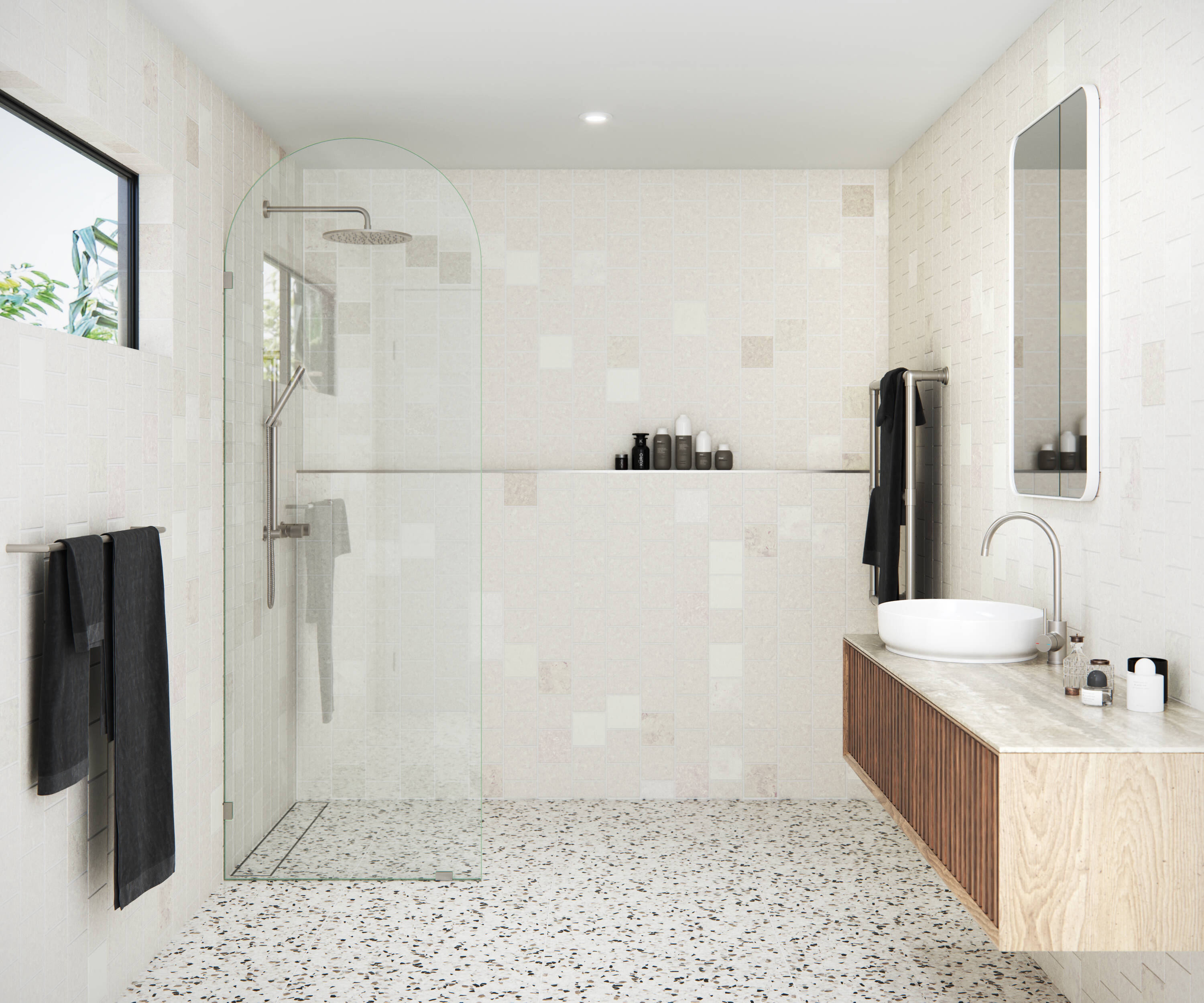 Glass Warehouse ARC-SF-30-BN Shower-Doors - View #3