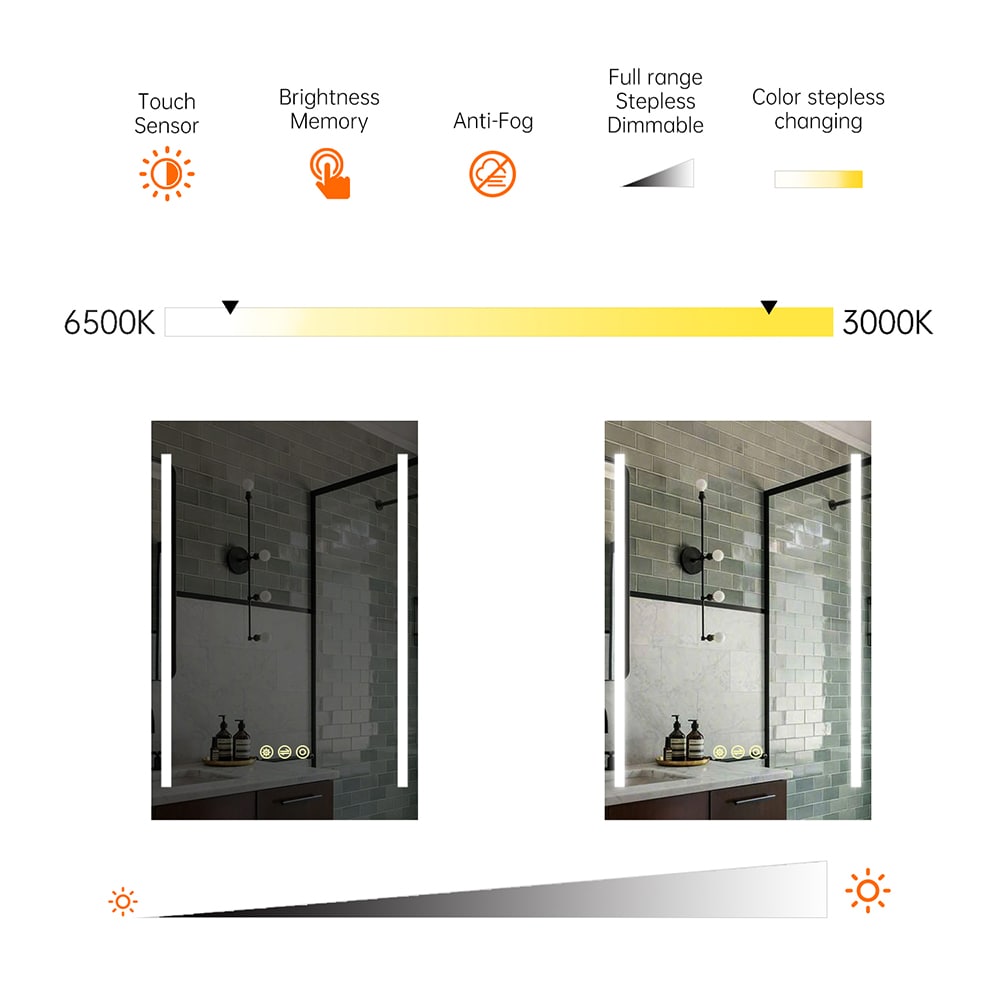 Topcraft 2030-02-J Framed-Bath-Mirrors - View #6
